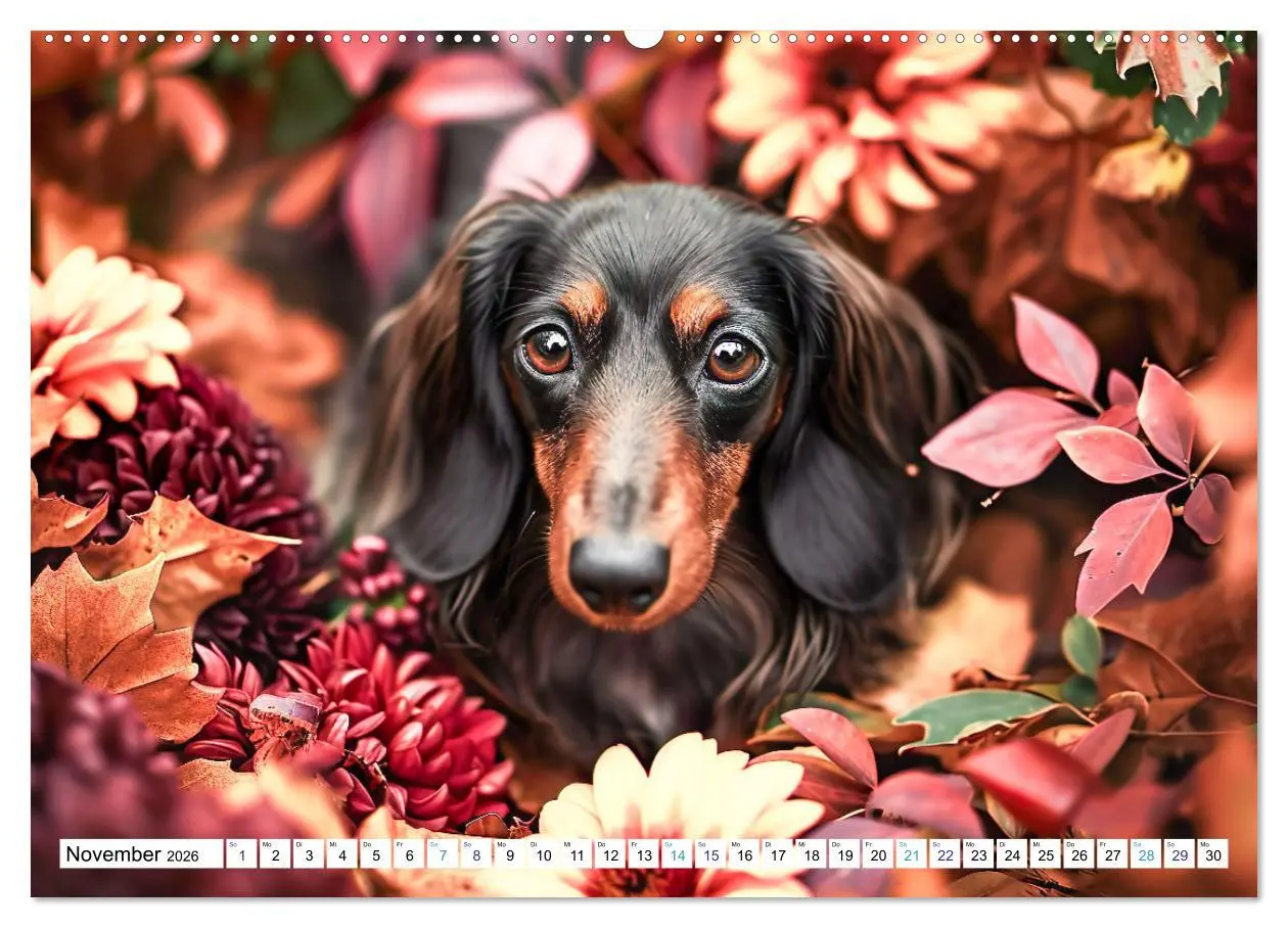 Bild: 9783457401071 | Zauberhafte Dackel (hochwertiger Premium Wandkalender 2026 DIN A2...