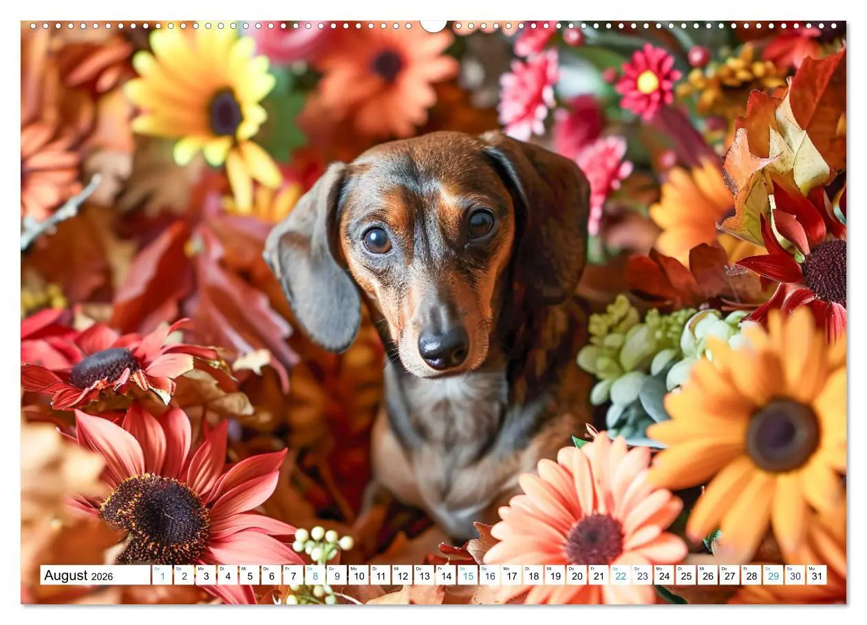 Bild: 9783457401071 | Zauberhafte Dackel (hochwertiger Premium Wandkalender 2026 DIN A2...