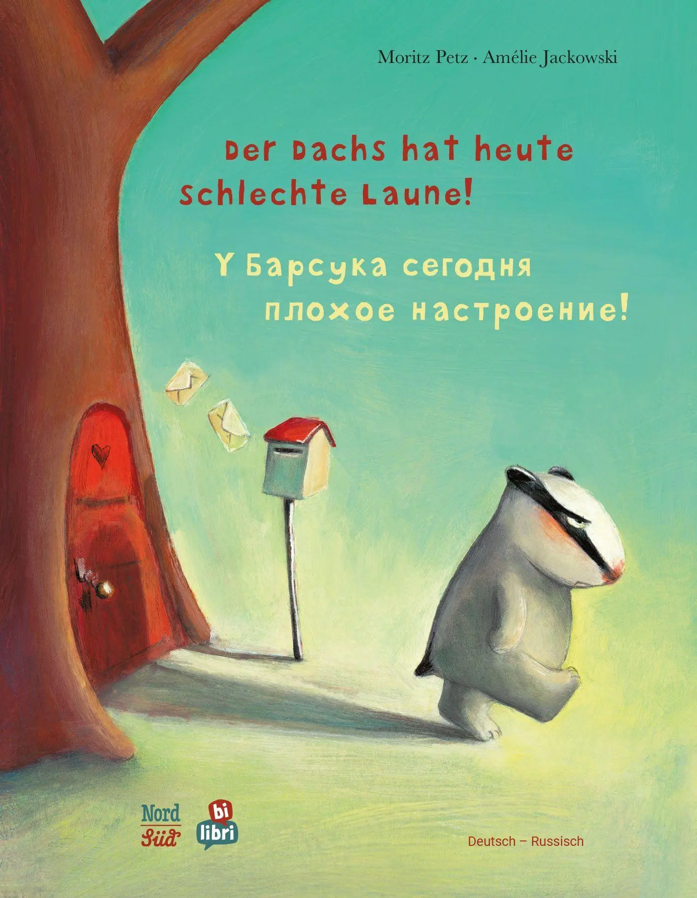 Cover: 9783695001071 | Der Dachs hat heute schlechte Laune! (Deutsch-Russisch) | Moritz Petz