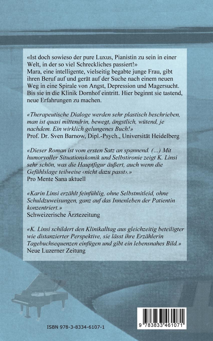 Rückseite: 9783833461071 | Tasten auf dünnem Eis | Karin Linsi | Taschenbuch | 232 S. | Deutsch