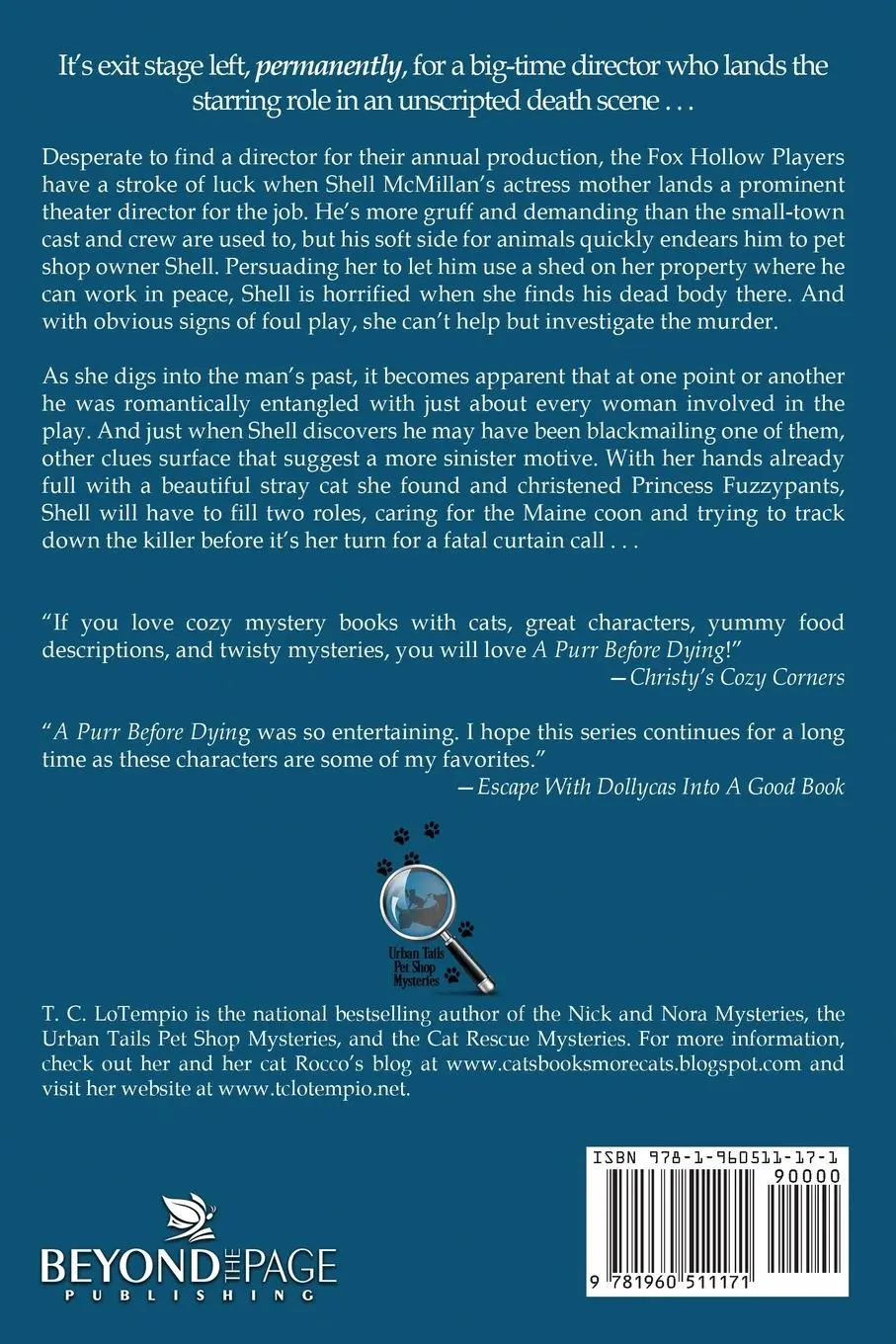 Rückseite: 9781960511171 | Death Steals the Spotlight | T. C. Lotempio | Taschenbuch | Englisch
