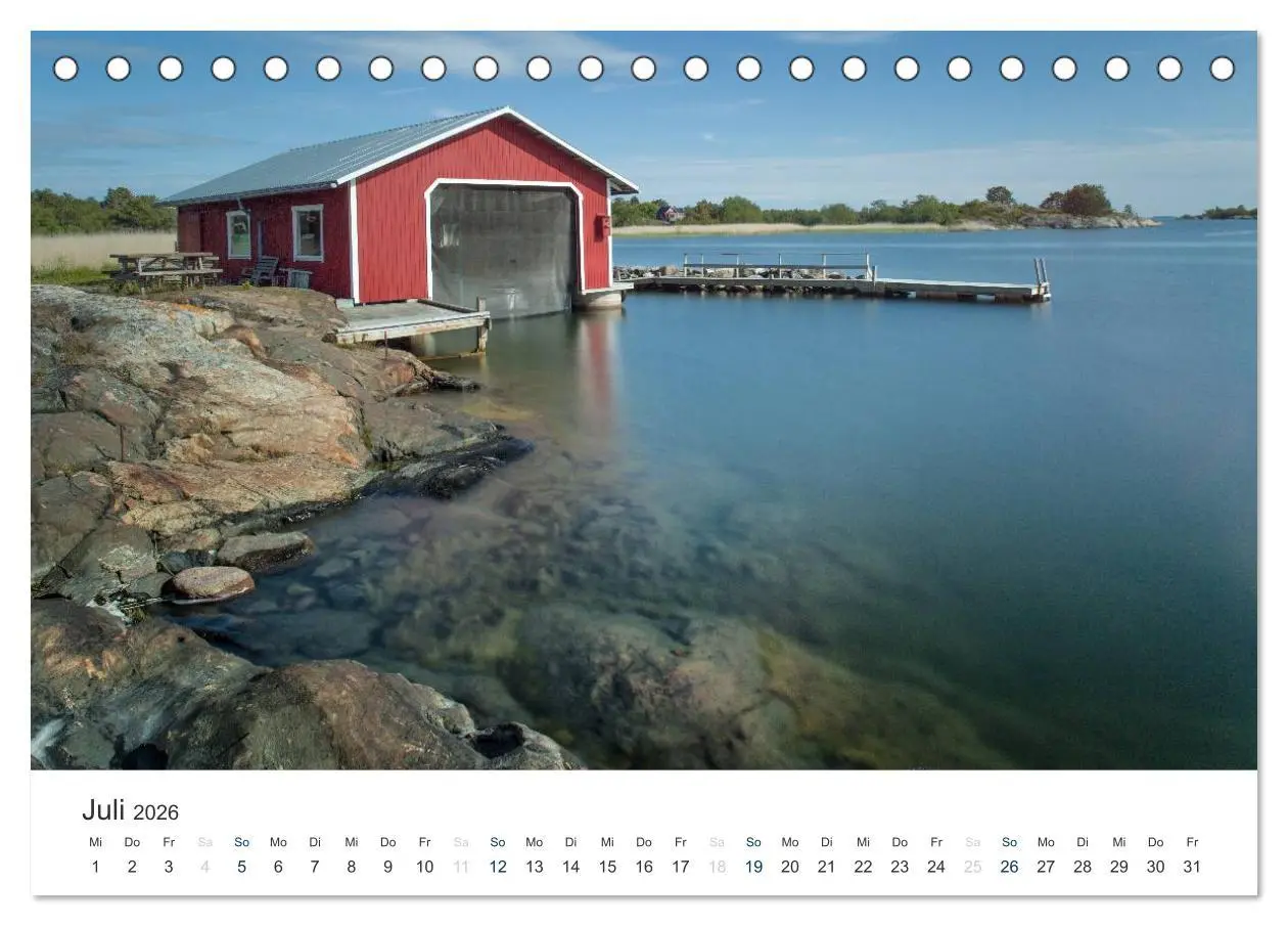 Bild: 9783516031171 | Åland Inseln: Schärengarten der Ostsee (Tischkalender 2026 DIN A5...