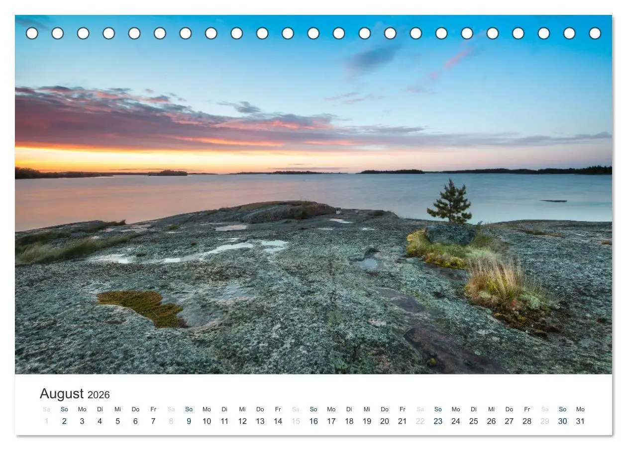 Bild: 9783516031171 | Åland Inseln: Schärengarten der Ostsee (Tischkalender 2026 DIN A5...
