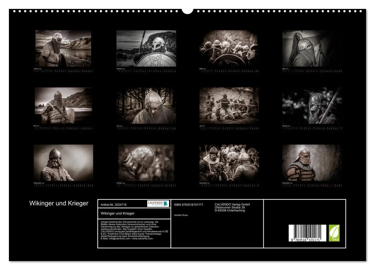 Bild: 9783516101171 | Wikinger und Krieger (hochwertiger Premium Wandkalender 2026 DIN A2...