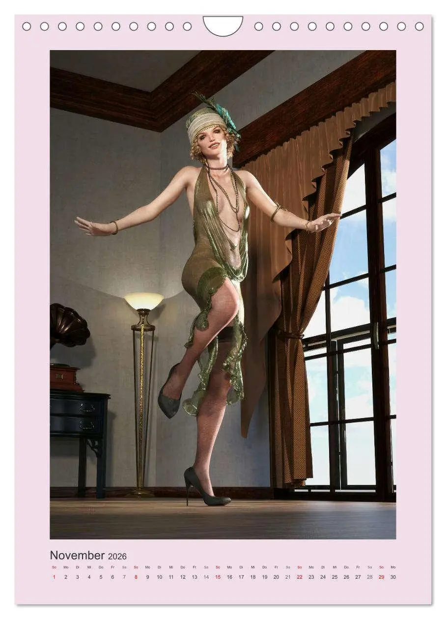 Bild: 9783516341171 | Pin Up Tänzerinnen (Wandkalender 2026 DIN A4 hoch), CALVENDO...