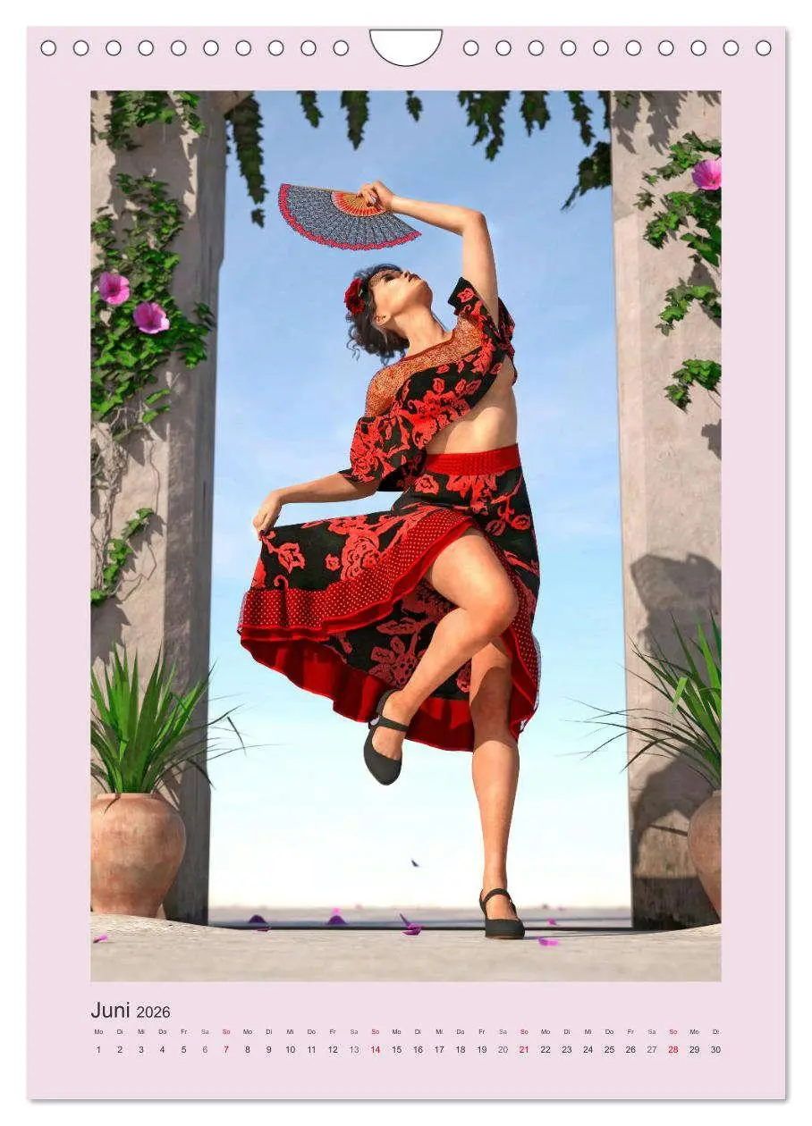 Bild: 9783516341171 | Pin Up Tänzerinnen (Wandkalender 2026 DIN A4 hoch), CALVENDO...