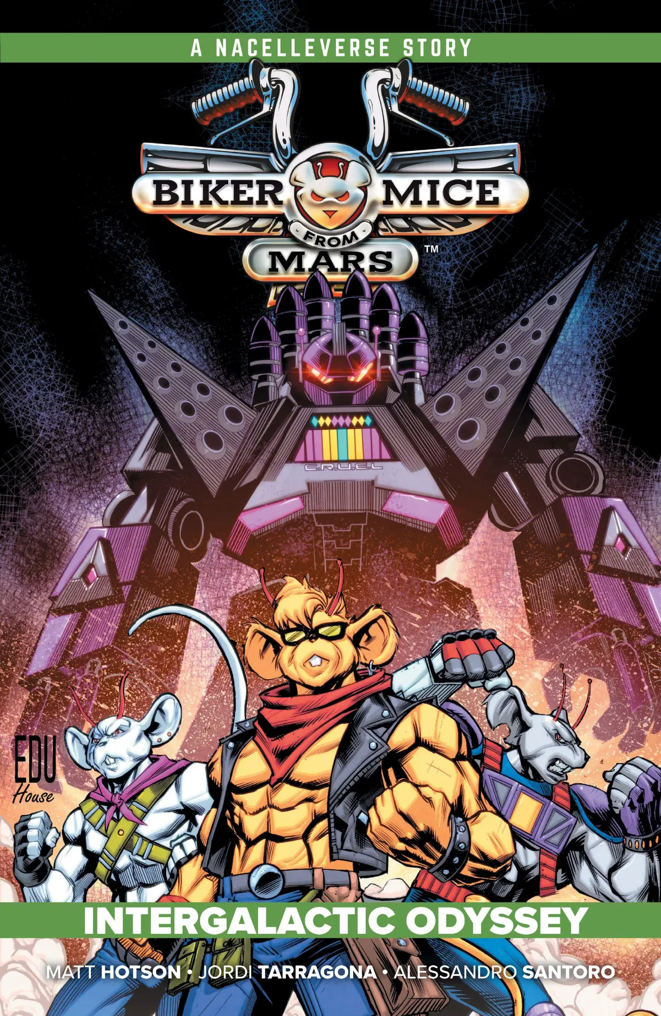 Cover: 9798894881171 | Biker Mice from Mars Vol. 2: Intergalactic Odyssey | Matt Hotson