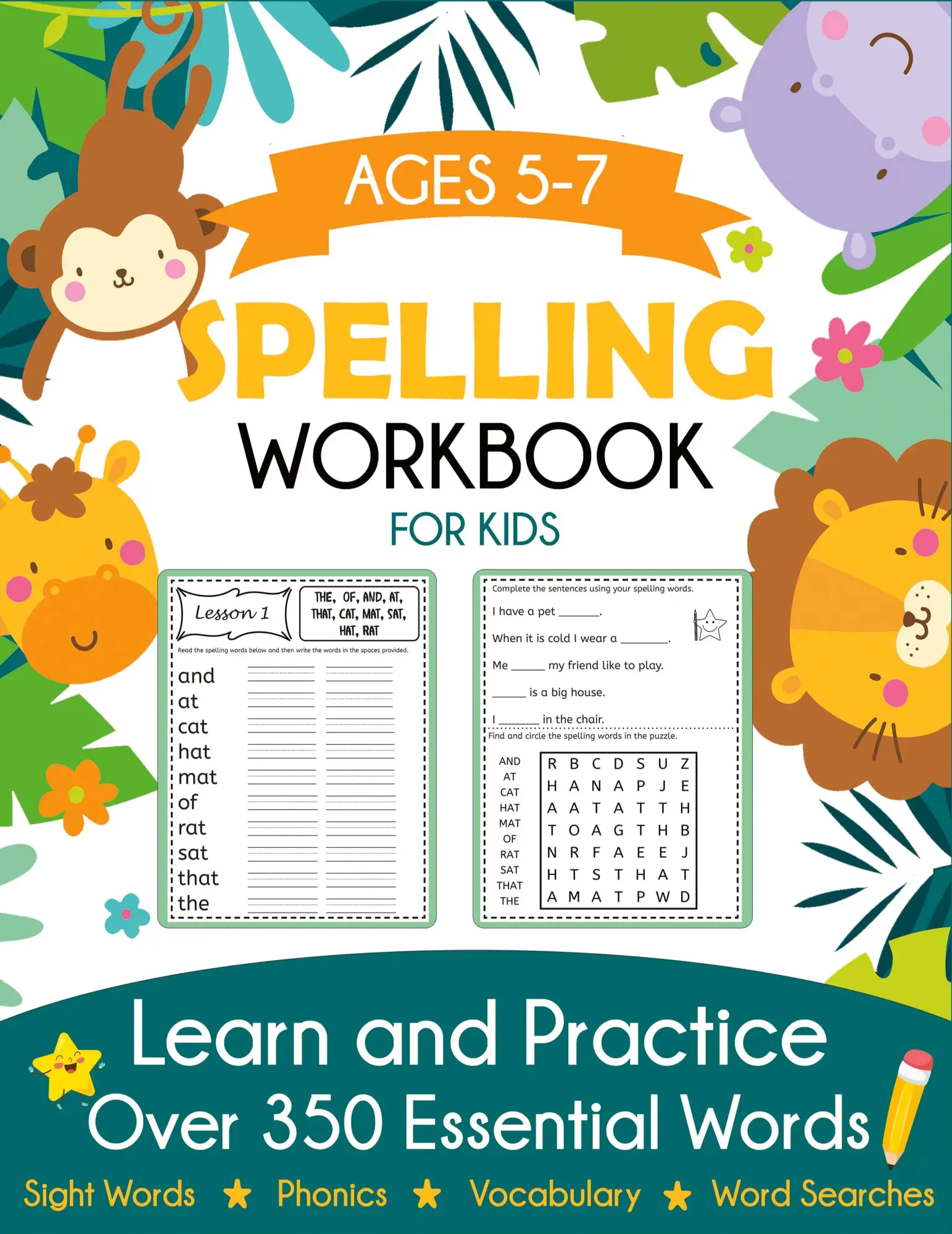 Cover: 9781647901271 | Spelling Workbook for Kids Ages 5-7 | Blue Wave Press | Taschenbuch