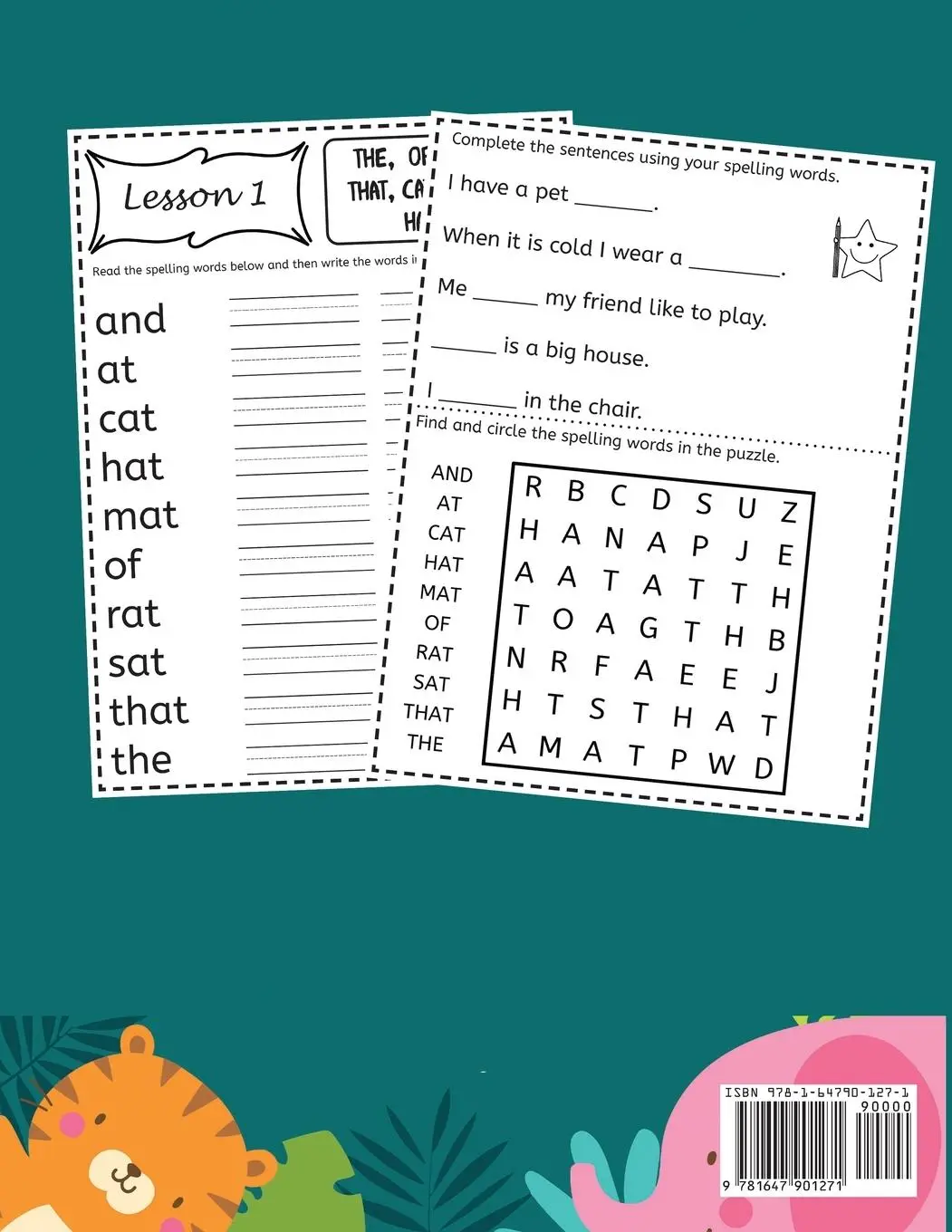 Rückseite: 9781647901271 | Spelling Workbook for Kids Ages 5-7 | Blue Wave Press | Taschenbuch