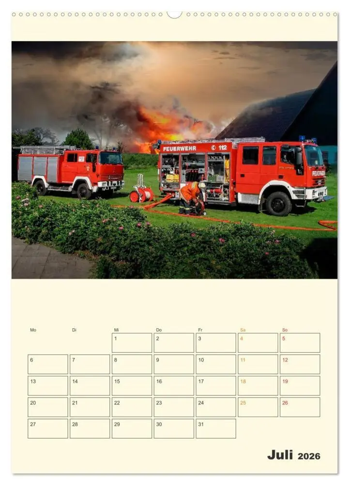 Bild: 9783516331271 | Feuerwehr - der Kalender (hochwertiger Premium Wandkalender 2026...