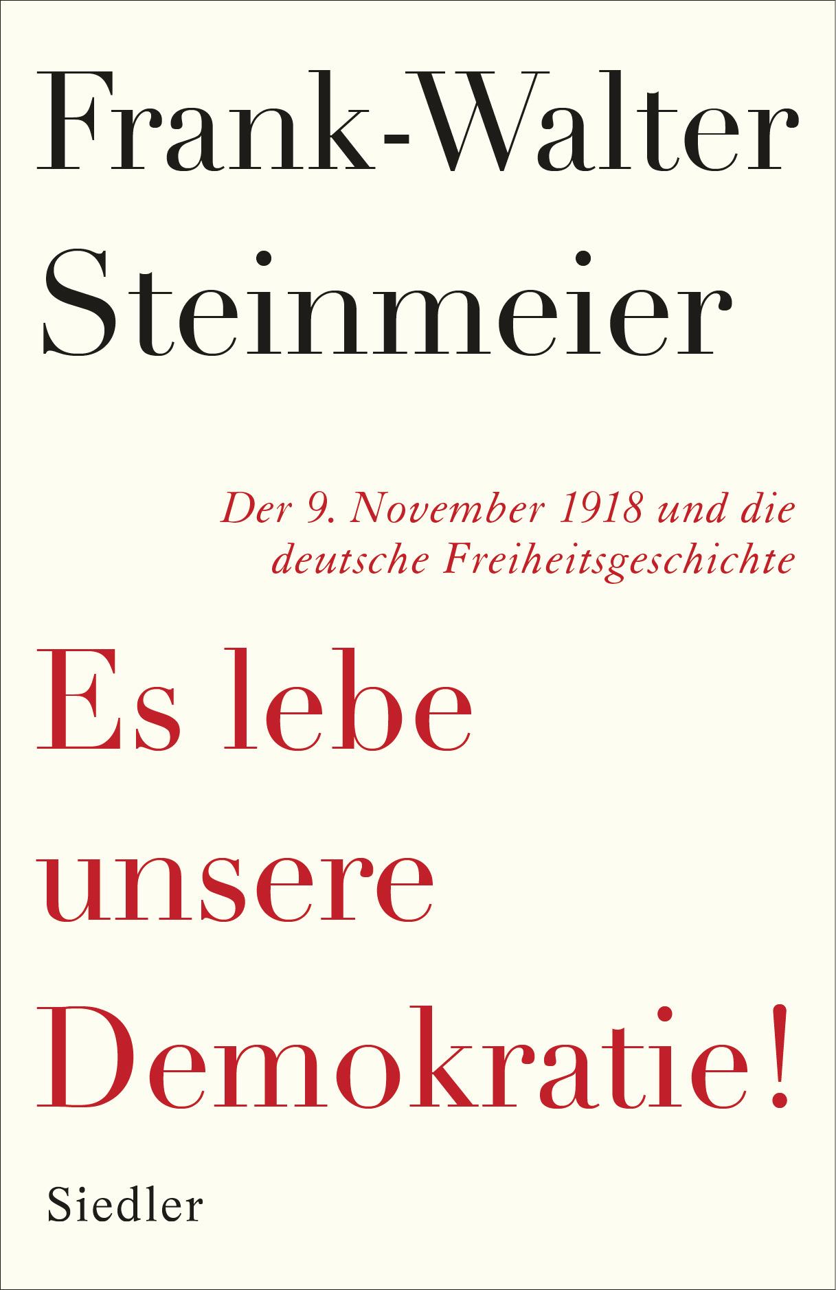 Cover: 9783827501271 | Es lebe unsere Demokratie! | Frank-Walter Steinmeier | Buch | 48 S.