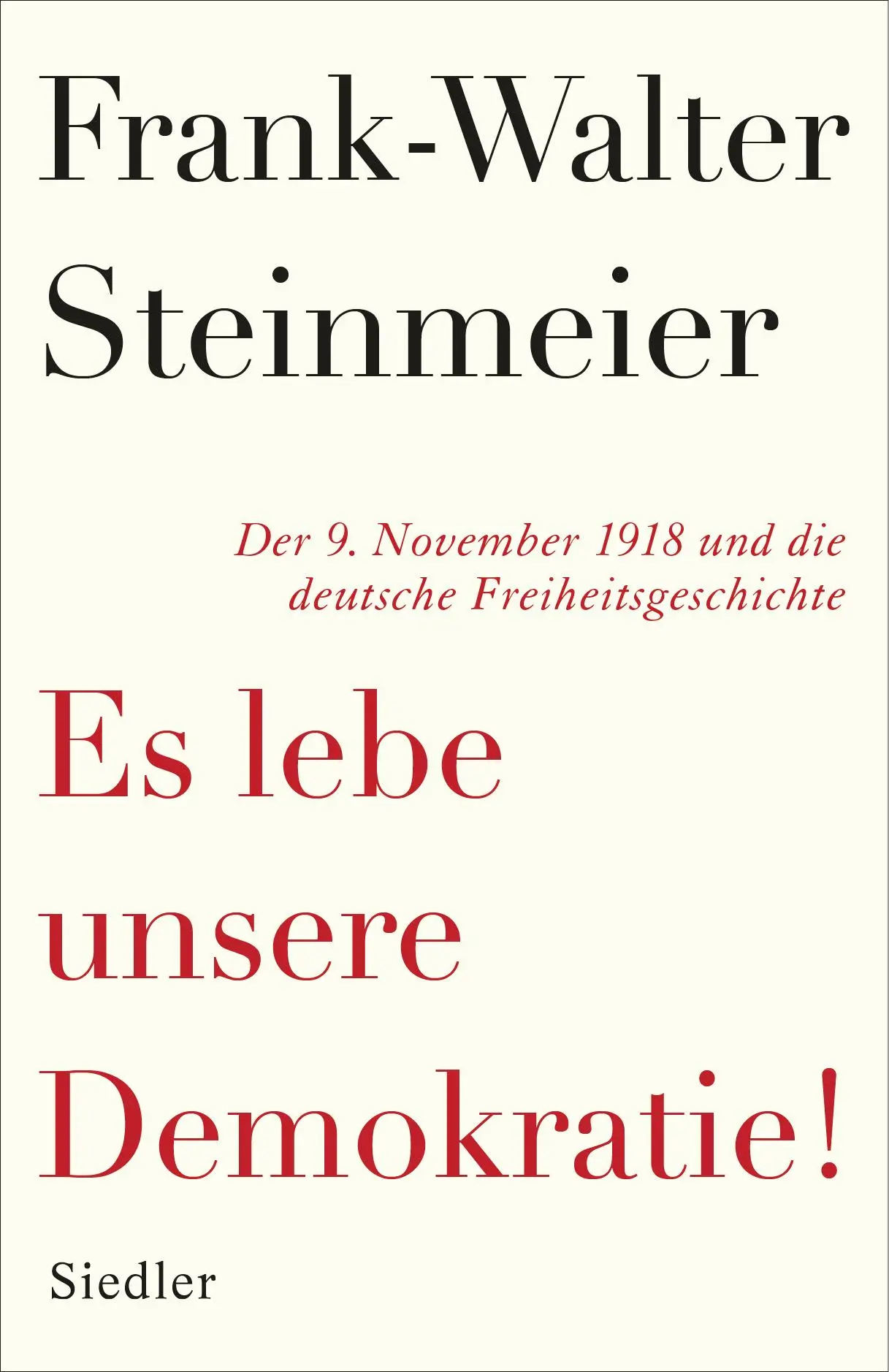 Cover: 9783827501271 | Es lebe unsere Demokratie! | Frank-Walter Steinmeier | Buch | 48 S.