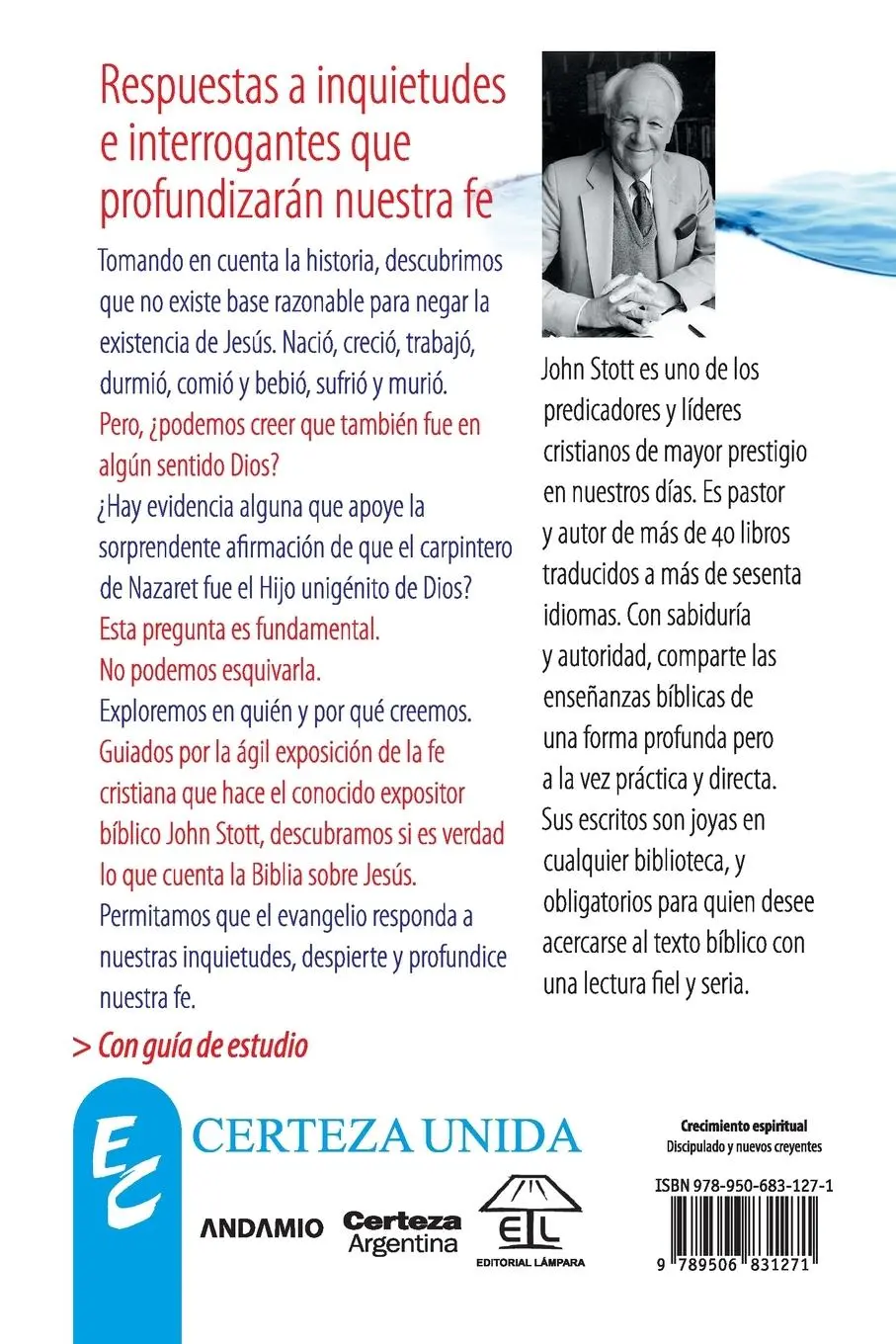 Rückseite: 9789506831271 | CRISTIANISMO BÁSICO | John Stott | Taschenbuch | Spanisch | 2020