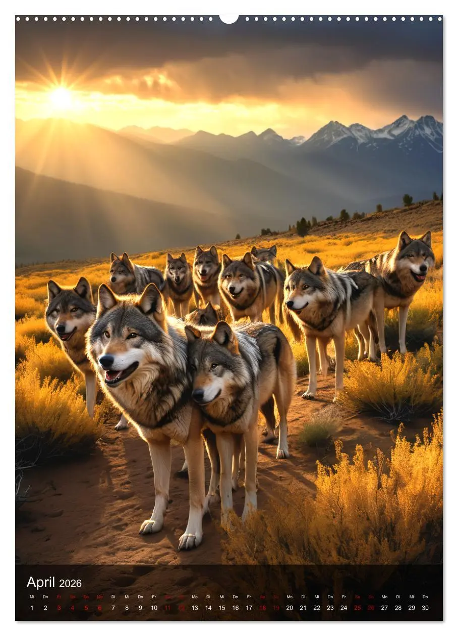 Bild: 9783457301371 | Der Wolf - Sehnsucht Freiheit Kraft (hochwertiger Premium...