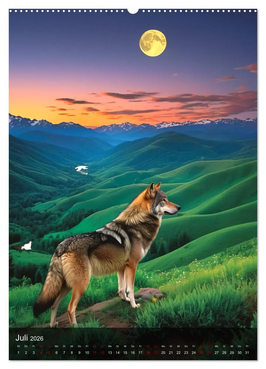 Bild: 9783457301371 | Der Wolf - Sehnsucht Freiheit Kraft (hochwertiger Premium...