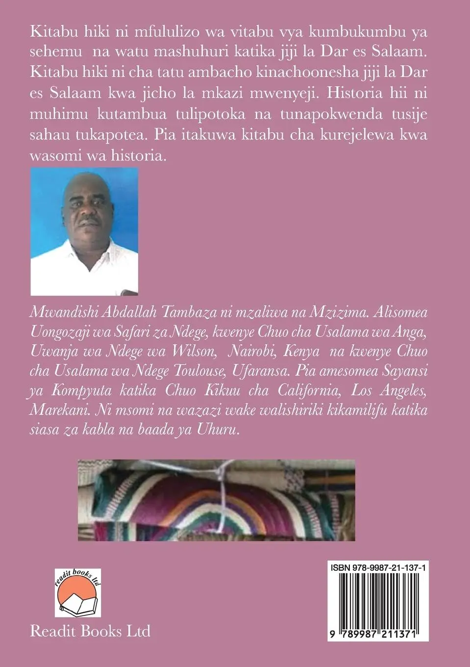 Rückseite: 9789987211371 | Shajara ya Mwana Mzizima 4 | Kariakoo ile! Ya Zamani. | Tambaza | Buch
