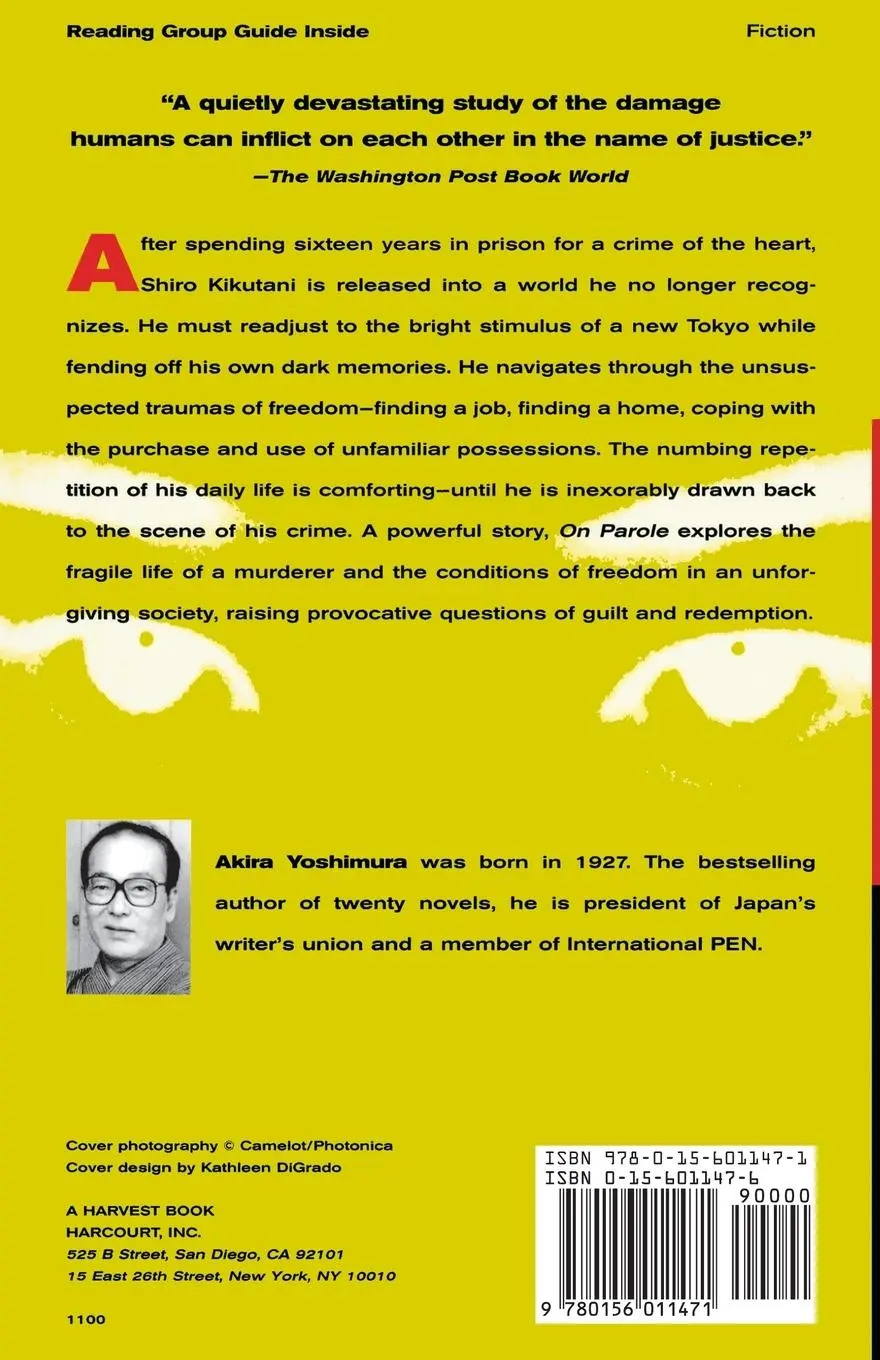 Rückseite: 9780156011471 | On Parole | Akira Yoshimura (u. a.) | Taschenbuch | Englisch | 2000