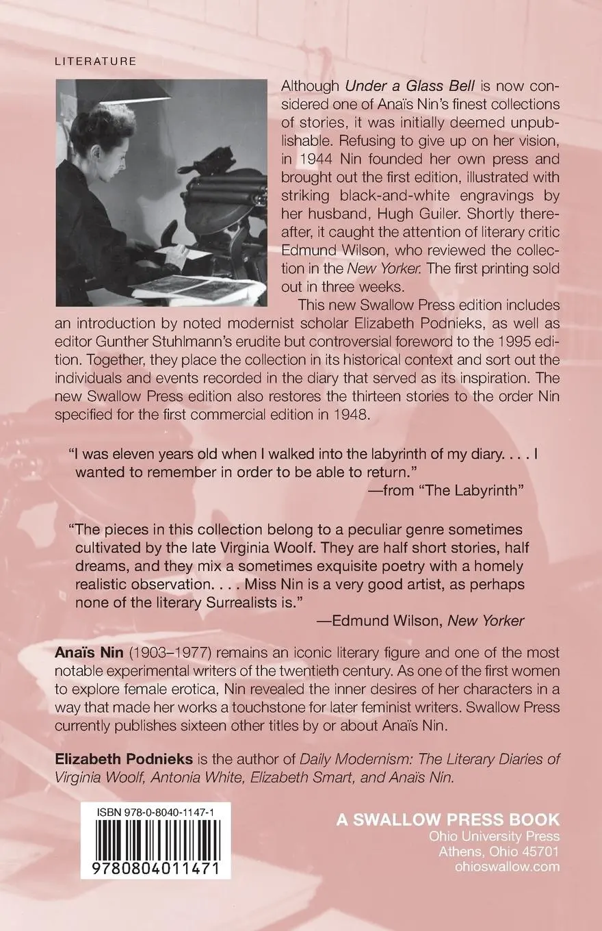 Rückseite: 9780804011471 | Under a Glass Bell | Anaïs Nin | Taschenbuch | Englisch | 2013