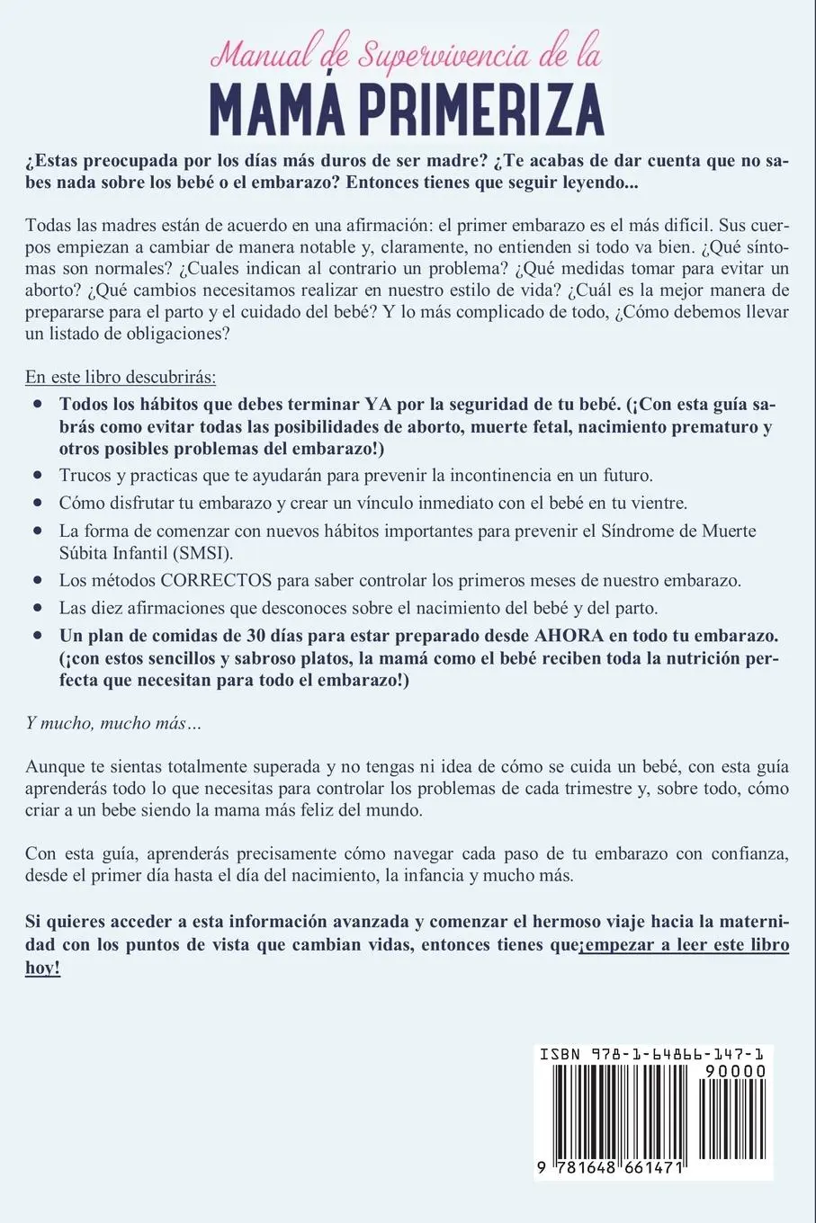 Rückseite: 9781648661471 | Manual de supervivencia de la mamá primeriza | Isabel Verde | Buch