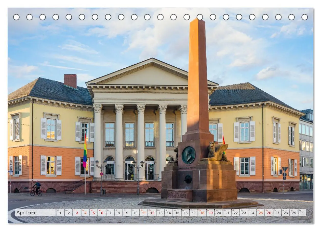 Bild: 9783457911471 | Karlsruhe Impressionen (Tischkalender 2026 DIN A5 quer), CALVENDO...