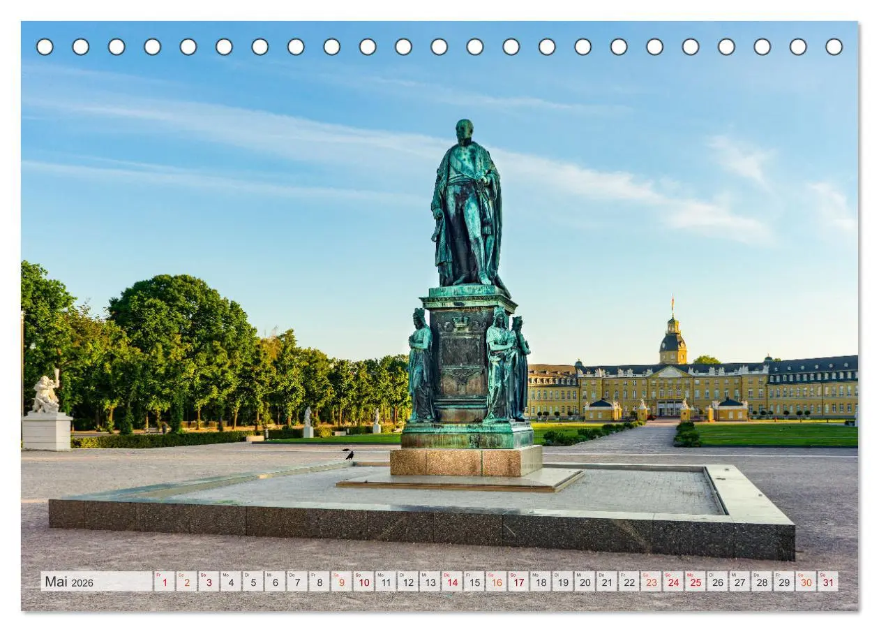 Bild: 9783457911471 | Karlsruhe Impressionen (Tischkalender 2026 DIN A5 quer), CALVENDO...
