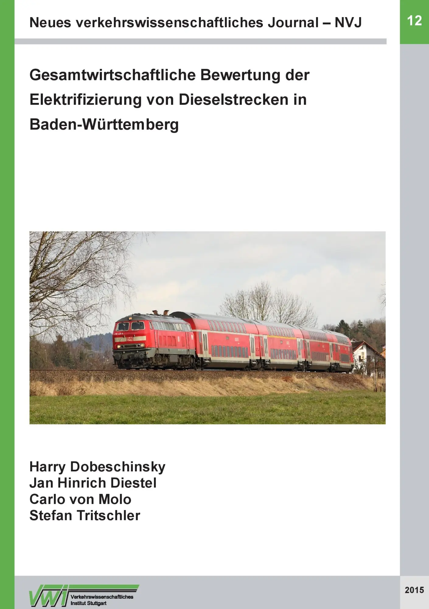 Cover: 9783738621471 | Neues verkehrswissenschaftliches Journal - Ausgabe 12 | Taschenbuch