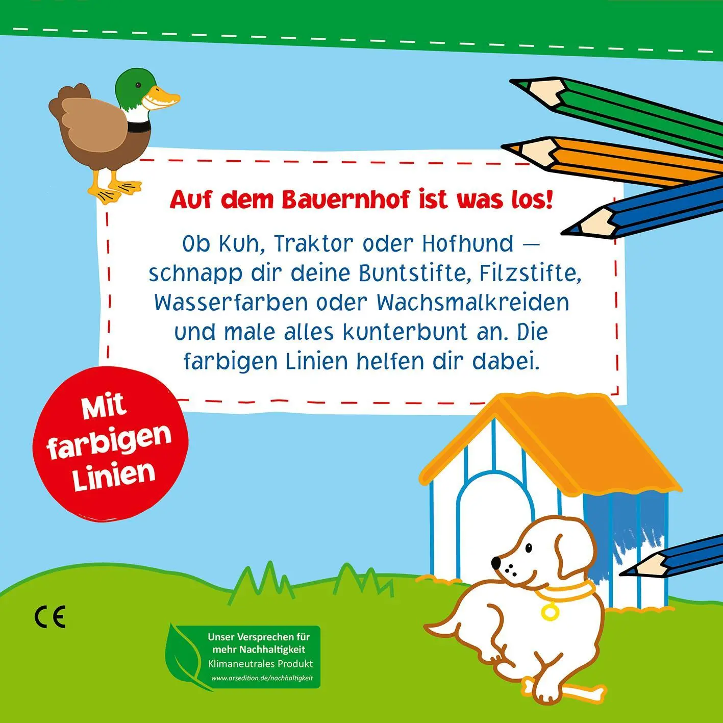 Rückseite: 9783845851471 | Mein erster dicker Malblock - Bauernhof | Corina Beurenmeister | Buch