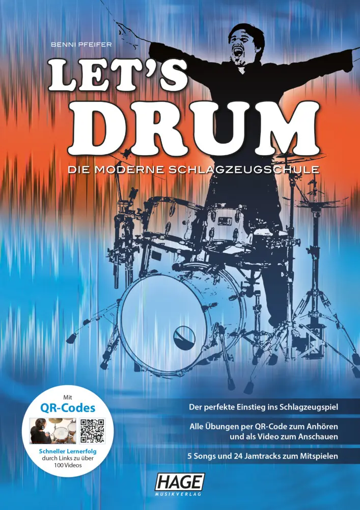 Cover: 9783866261471 | Let's Drum | Die moderne Schlagzeugschule. Mit QR-Codes | Pfeifer