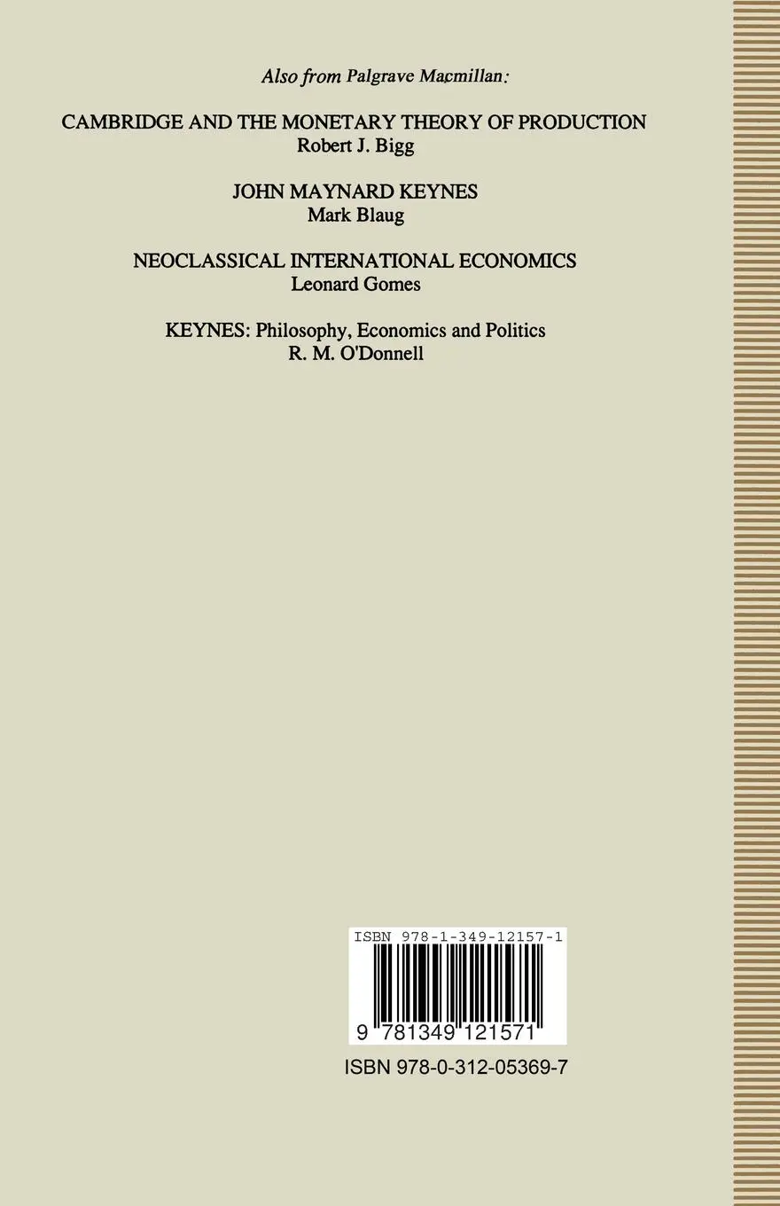Rückseite: 9781349121571 | Wicksell's Monetary Theory | Taschenbuch | xii | Englisch | 1991