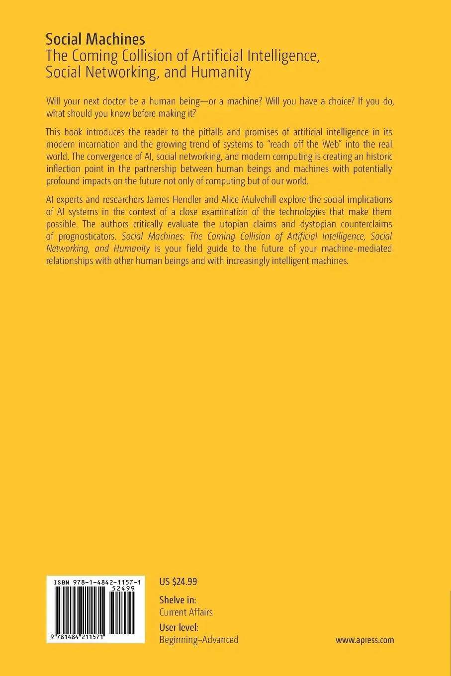 Rückseite: 9781484211571 | Social Machines | Alice M. Mulvehill (u. a.) | Taschenbuch | xvi
