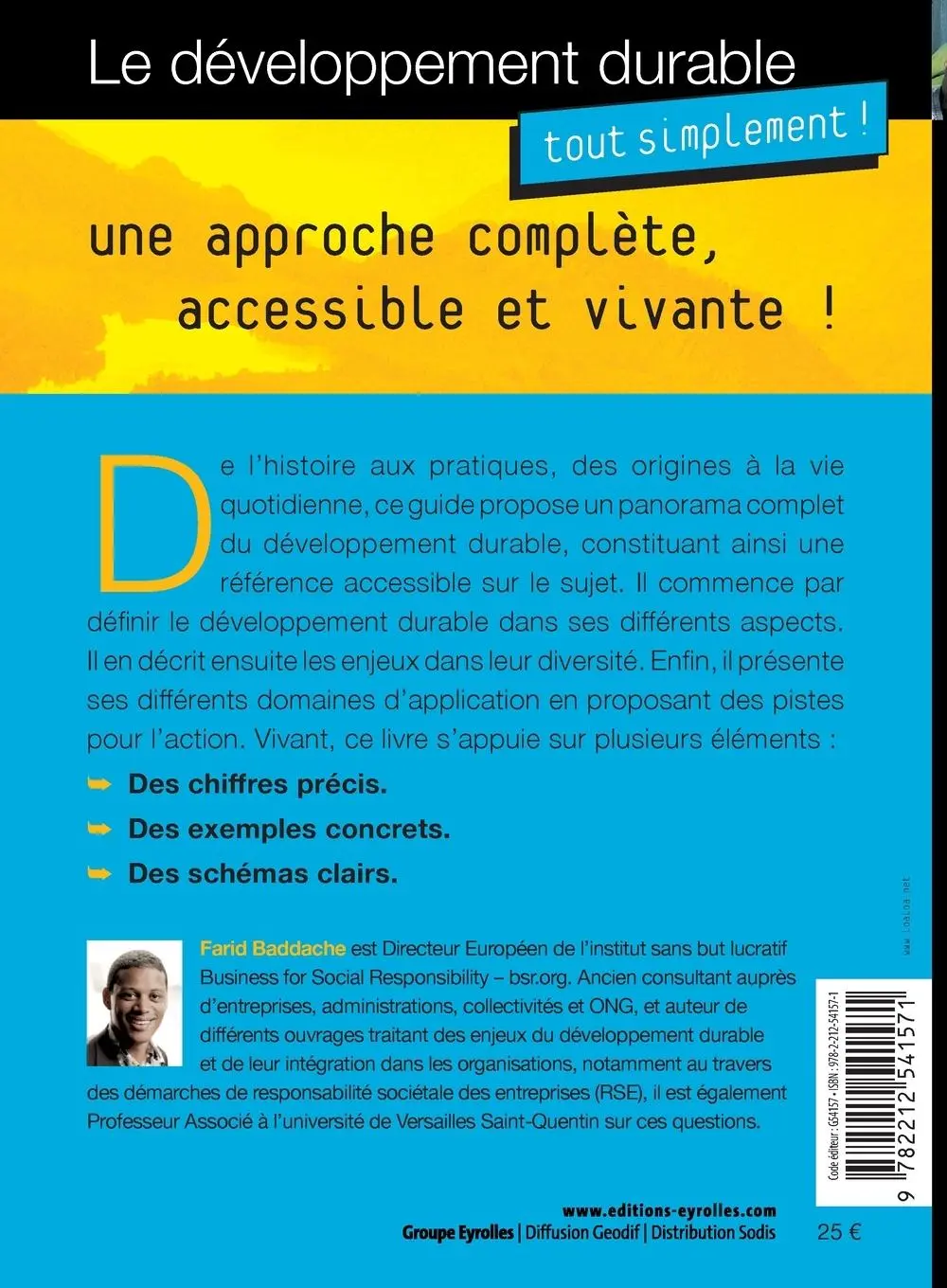 Rückseite: 9782212541571 | Le développement durable | Farid Baddache | Taschenbuch | Französisch