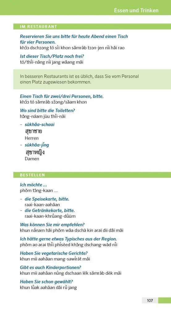 Bild: 9783125181571 | PONS Reisewörterbuch Thailändisch | Taschenbuch | Klappenbroschur