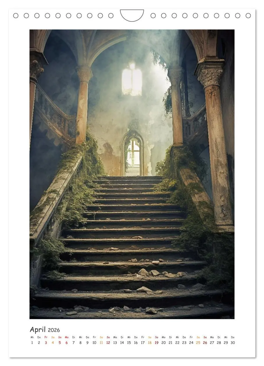 Bild: 9783516301571 | Morbide Treppenhäuser (Wandkalender 2026 DIN A4 hoch), CALVENDO...