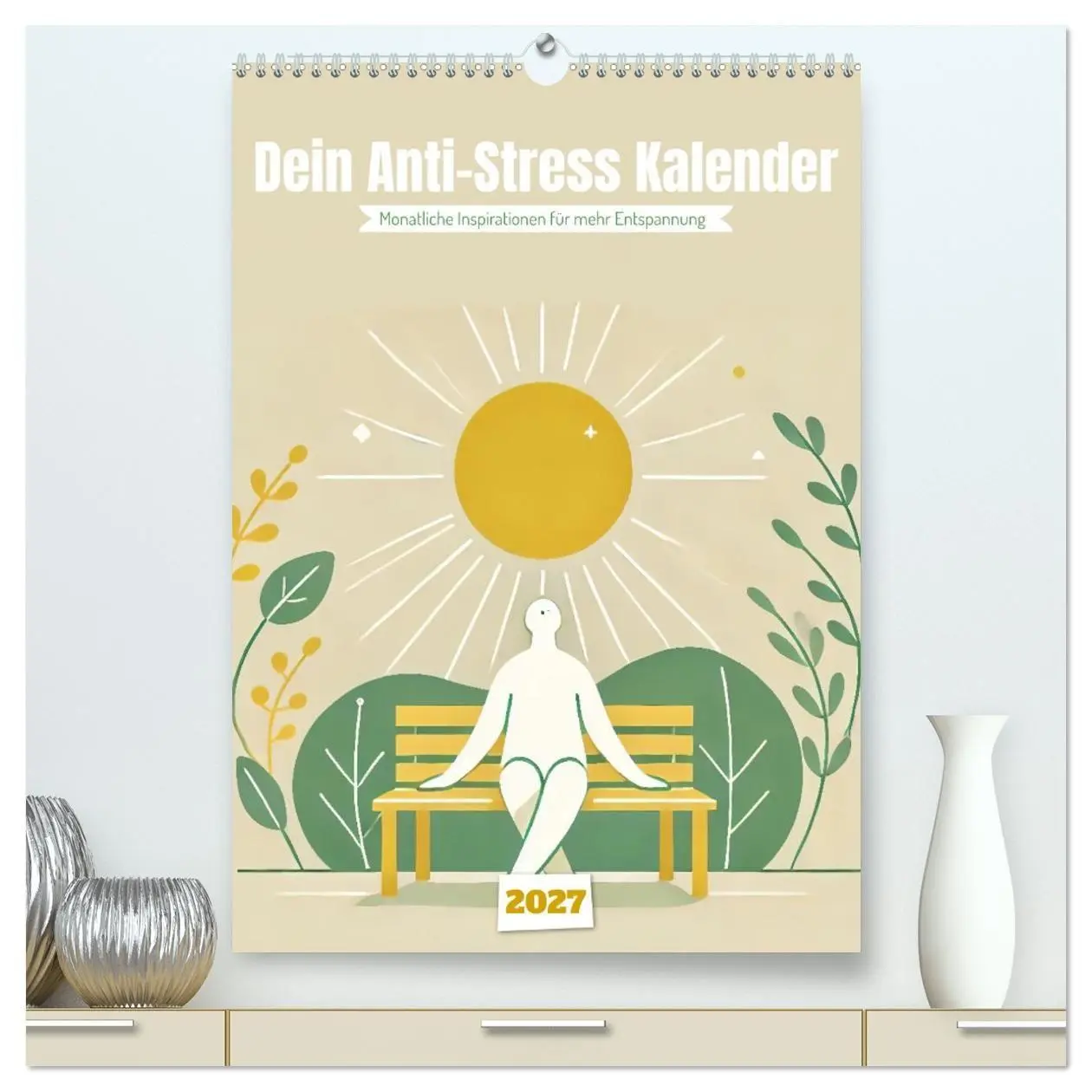 Cover: 9783516781571 | Dein Anti-Stress Kalender - Monatliche Inspirationen für mehr...