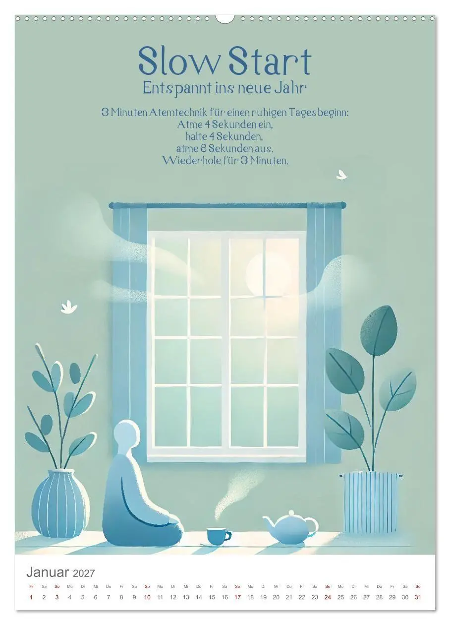 Bild: 9783516781571 | Dein Anti-Stress Kalender - Monatliche Inspirationen für mehr...