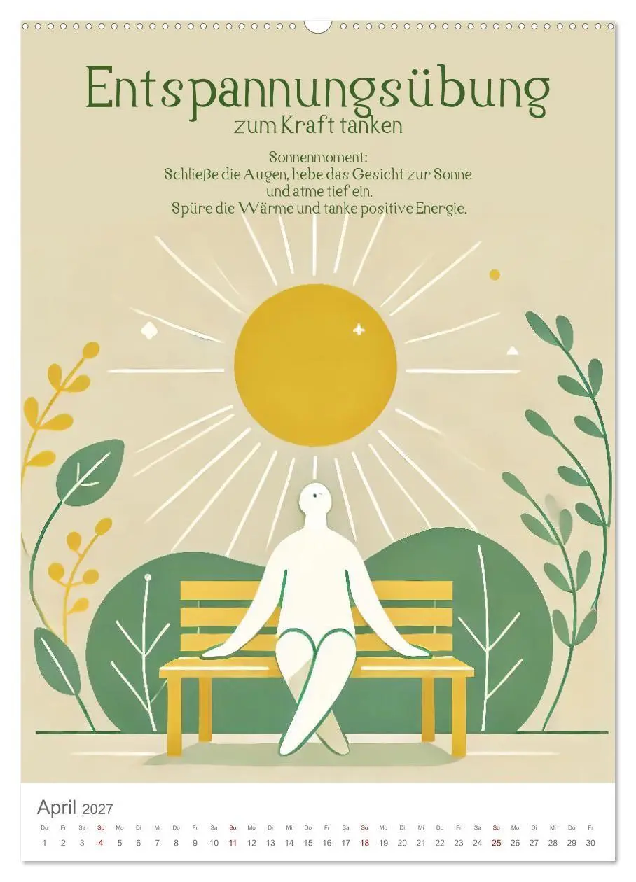Bild: 9783516781571 | Dein Anti-Stress Kalender - Monatliche Inspirationen für mehr...