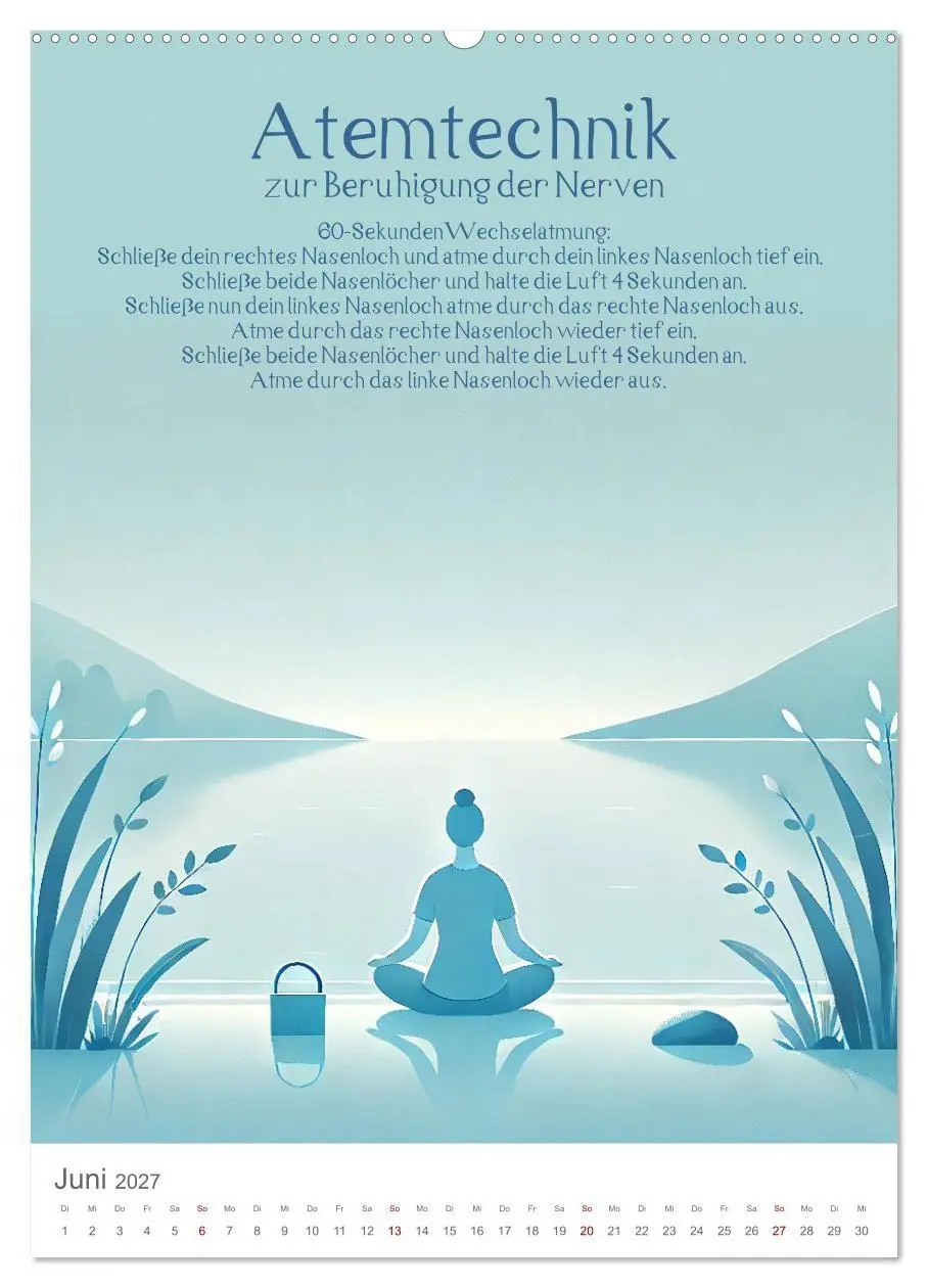Bild: 9783516781571 | Dein Anti-Stress Kalender - Monatliche Inspirationen für mehr...