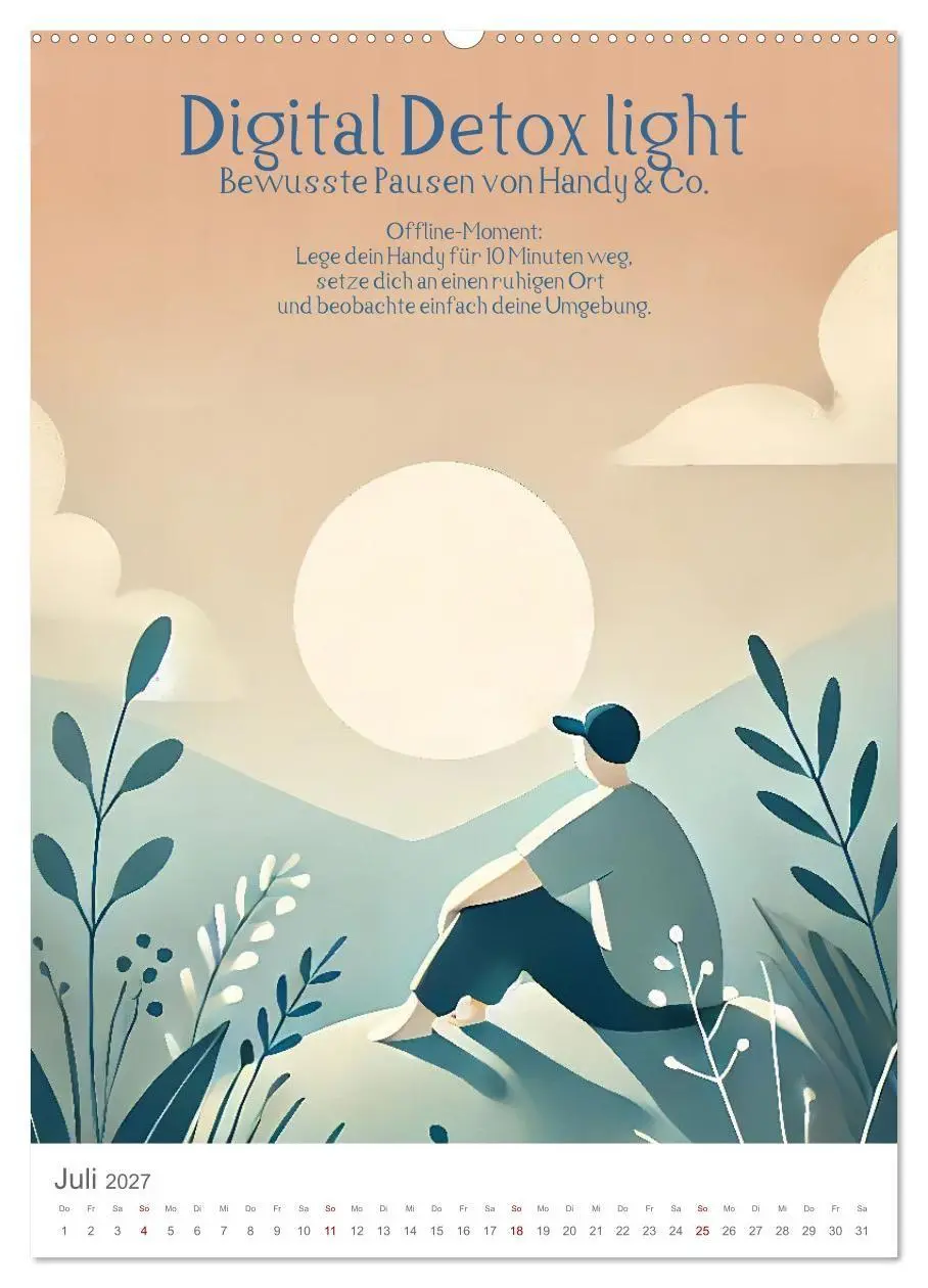 Bild: 9783516781571 | Dein Anti-Stress Kalender - Monatliche Inspirationen für mehr...