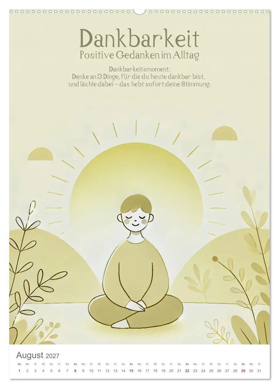 Bild: 9783516781571 | Dein Anti-Stress Kalender - Monatliche Inspirationen für mehr...