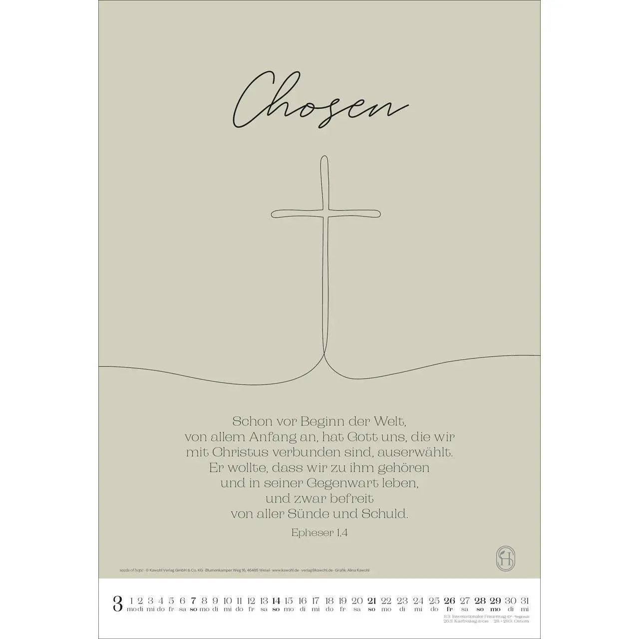 Bild: 9783754831571 | Wonderfully created 2027 | Kalender | 14 S. | Deutsch | 2027