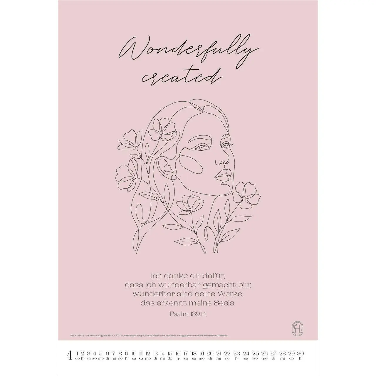 Bild: 9783754831571 | Wonderfully created 2027 | Kalender | 14 S. | Deutsch | 2027