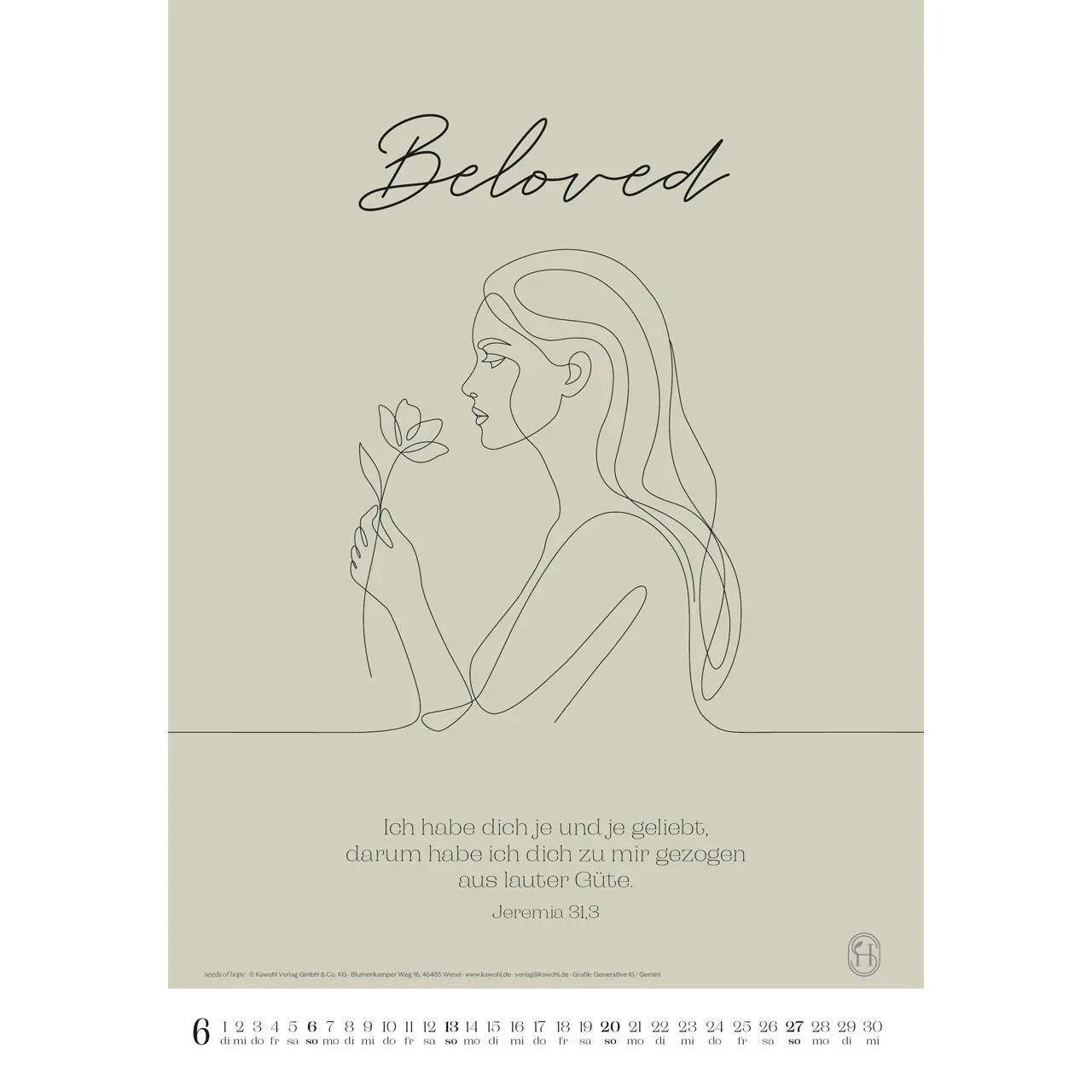 Bild: 9783754831571 | Wonderfully created 2027 | Kalender | 14 S. | Deutsch | 2027