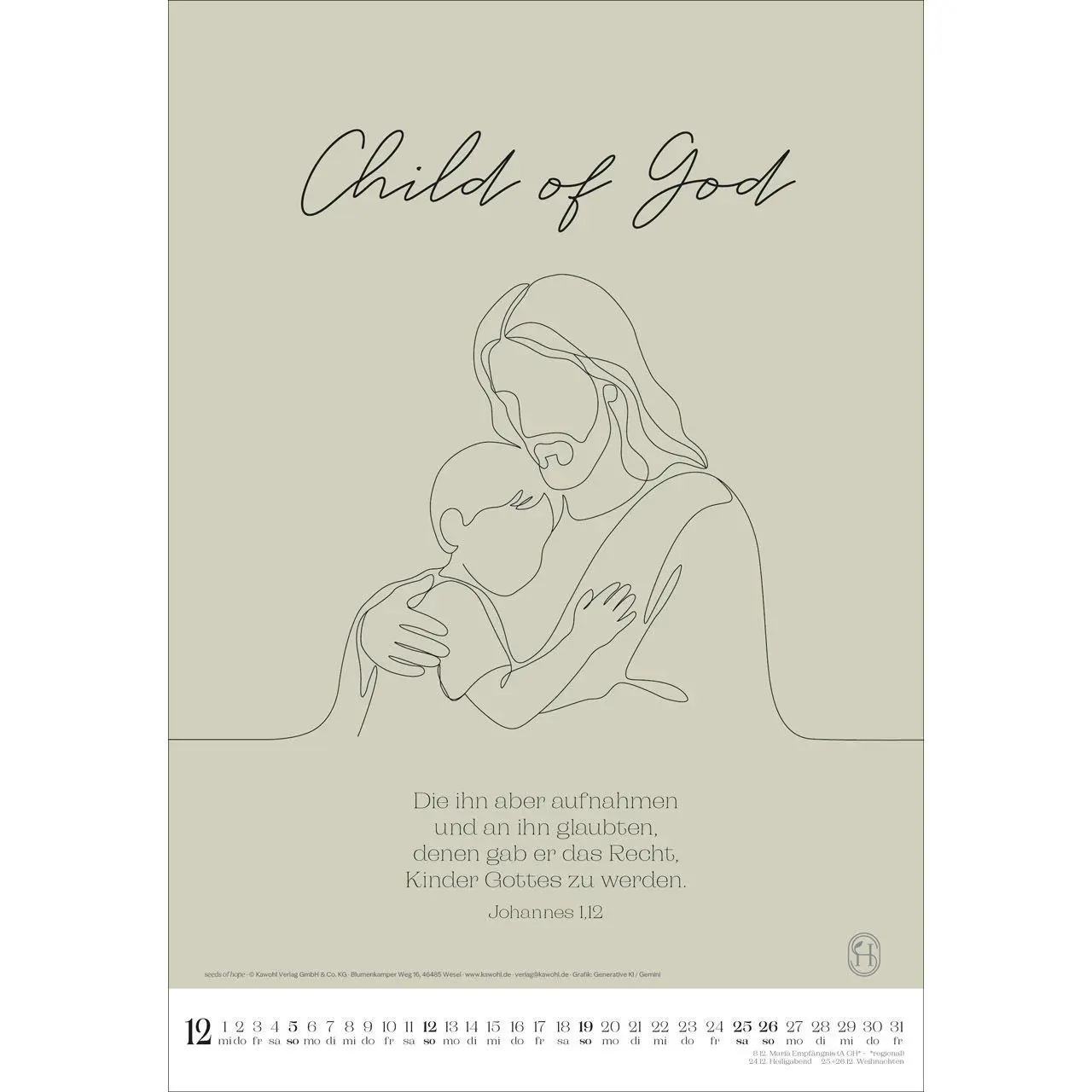Bild: 9783754831571 | Wonderfully created 2027 | Kalender | 14 S. | Deutsch | 2027