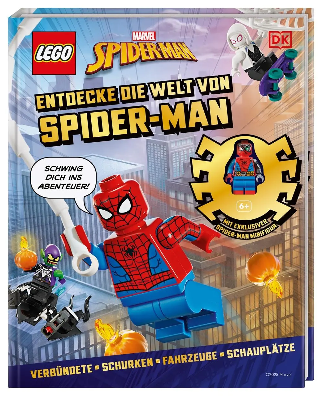 Cover: 9783831051571 | LEGO® Marvel Spider-Man. Entdecke die Welt von Spider-Man | Simon Hugo