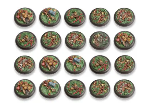 Cover: 704270721671 | Woodland Bases - 30mm Round Lip DEAL (20) | deutsch | Tabletop-Art