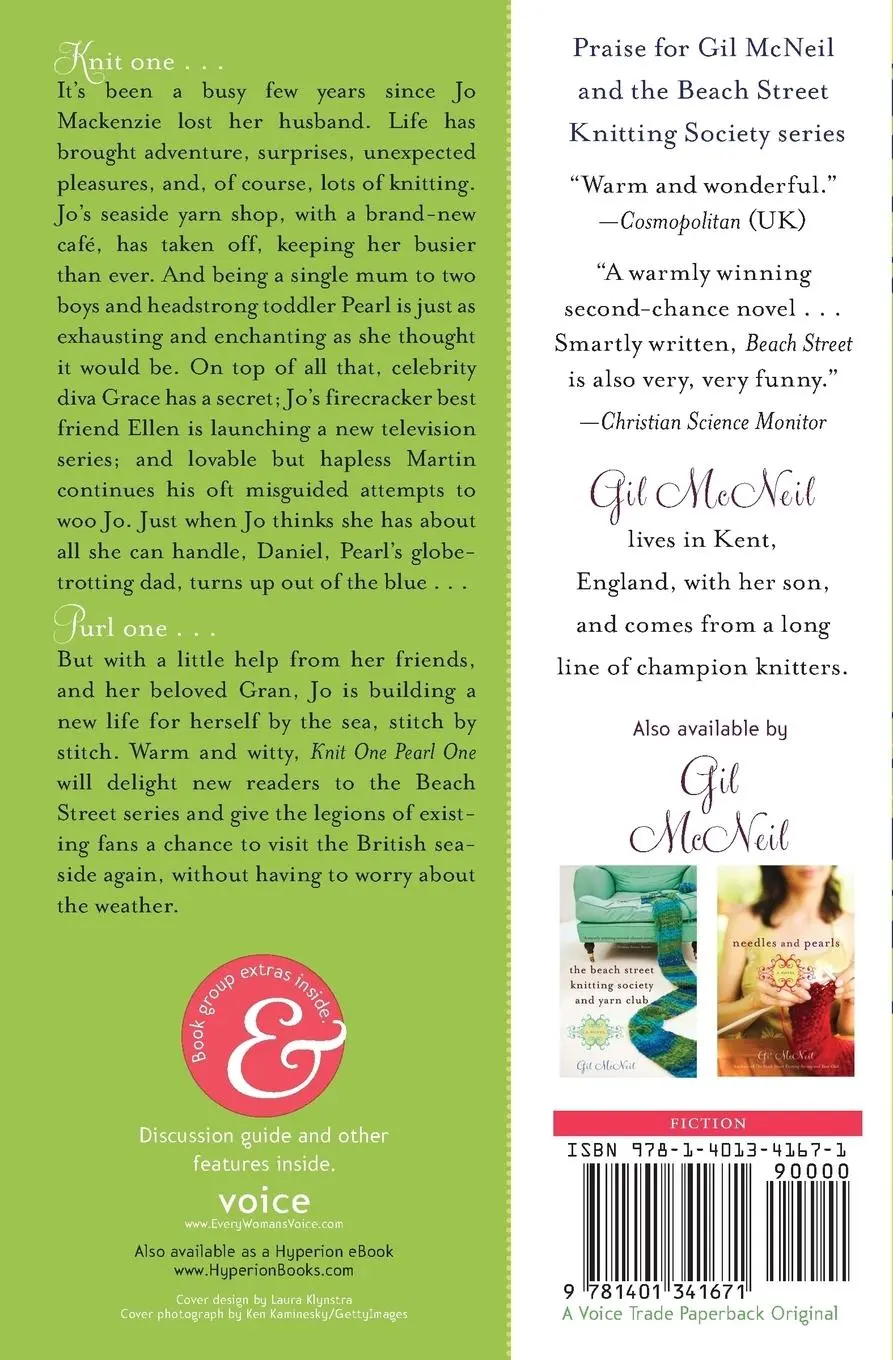 Rückseite: 9781401341671 | Knit One Pearl One | A Beach Street Knitting Society Novel | Mcneil