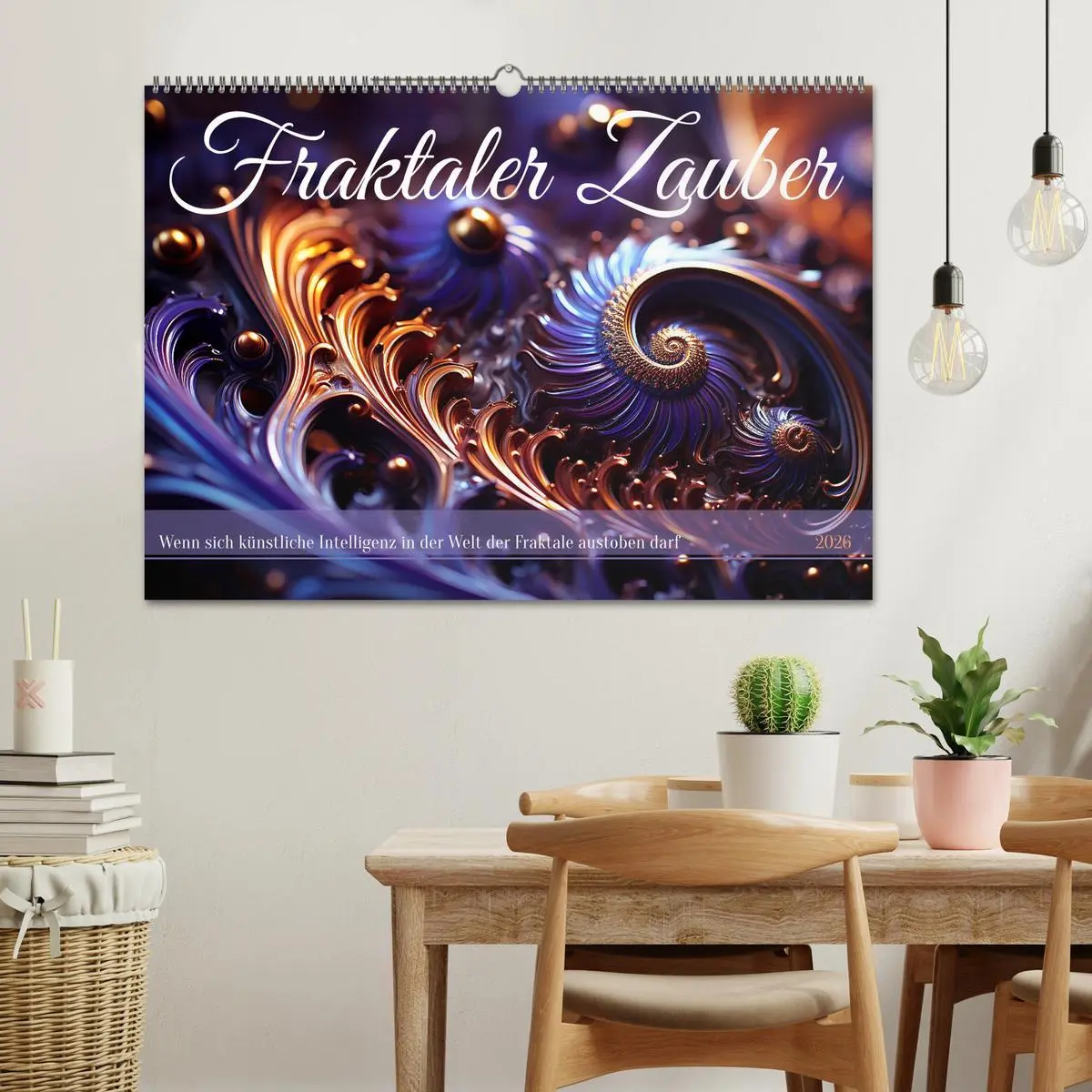 Bild: 9783457511671 | Fraktaler Zauber (Wandkalender 2026 DIN A2 quer), CALVENDO...