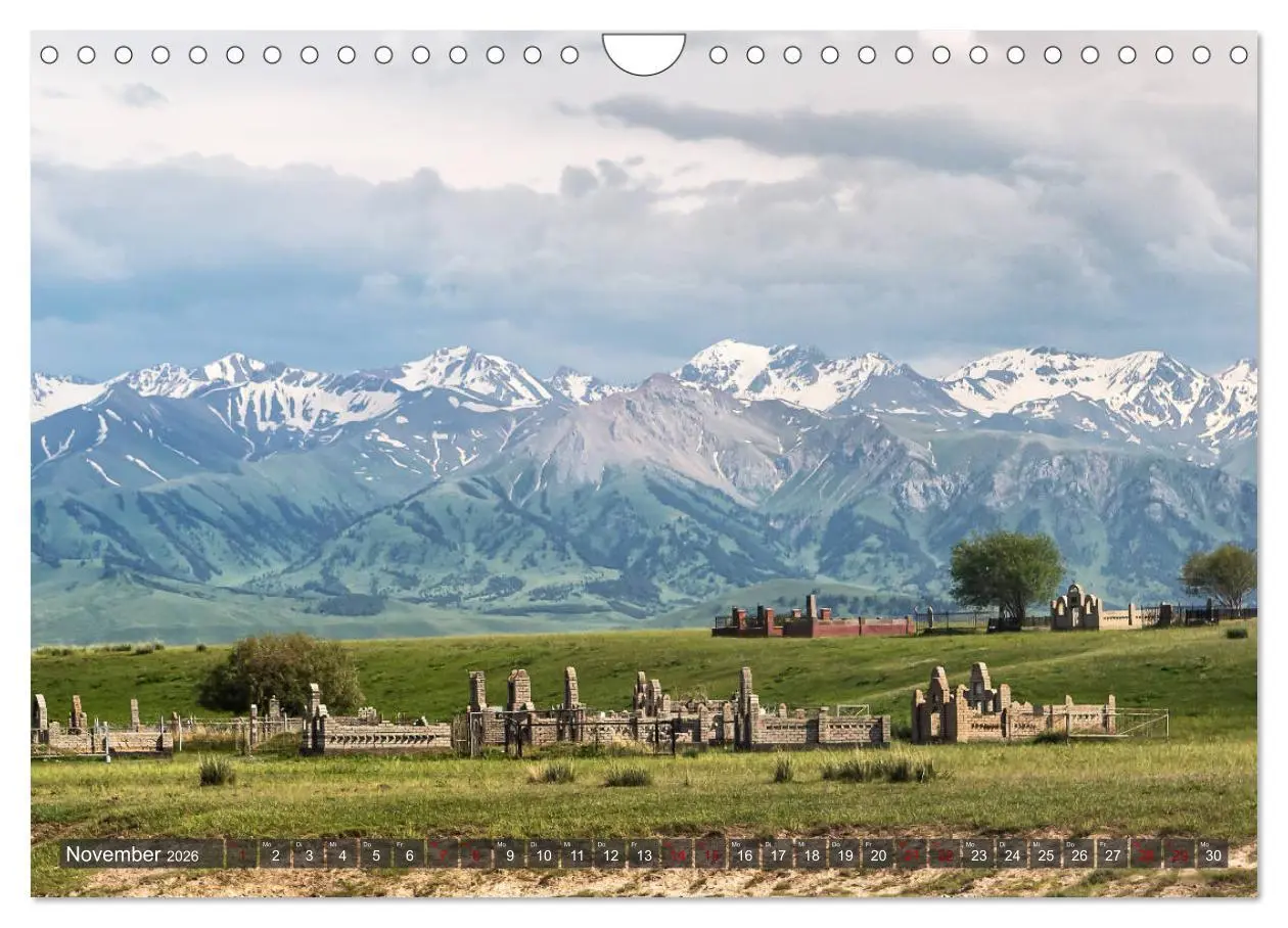 Bild: 9783457751671 | Kasachstan und Kirgistan (Wandkalender 2026 DIN A4 quer), CALVENDO...