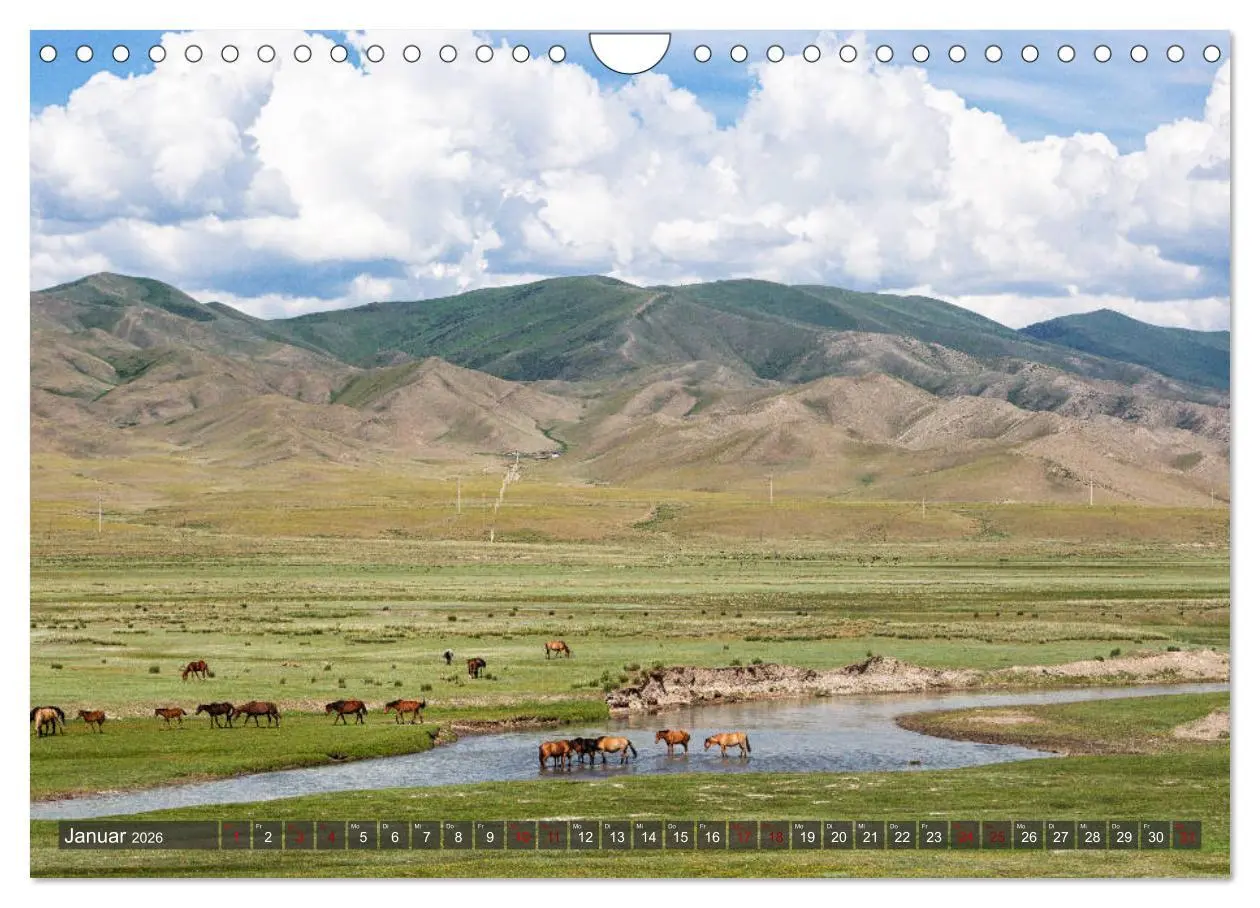 Bild: 9783457751671 | Kasachstan und Kirgistan (Wandkalender 2026 DIN A4 quer), CALVENDO...