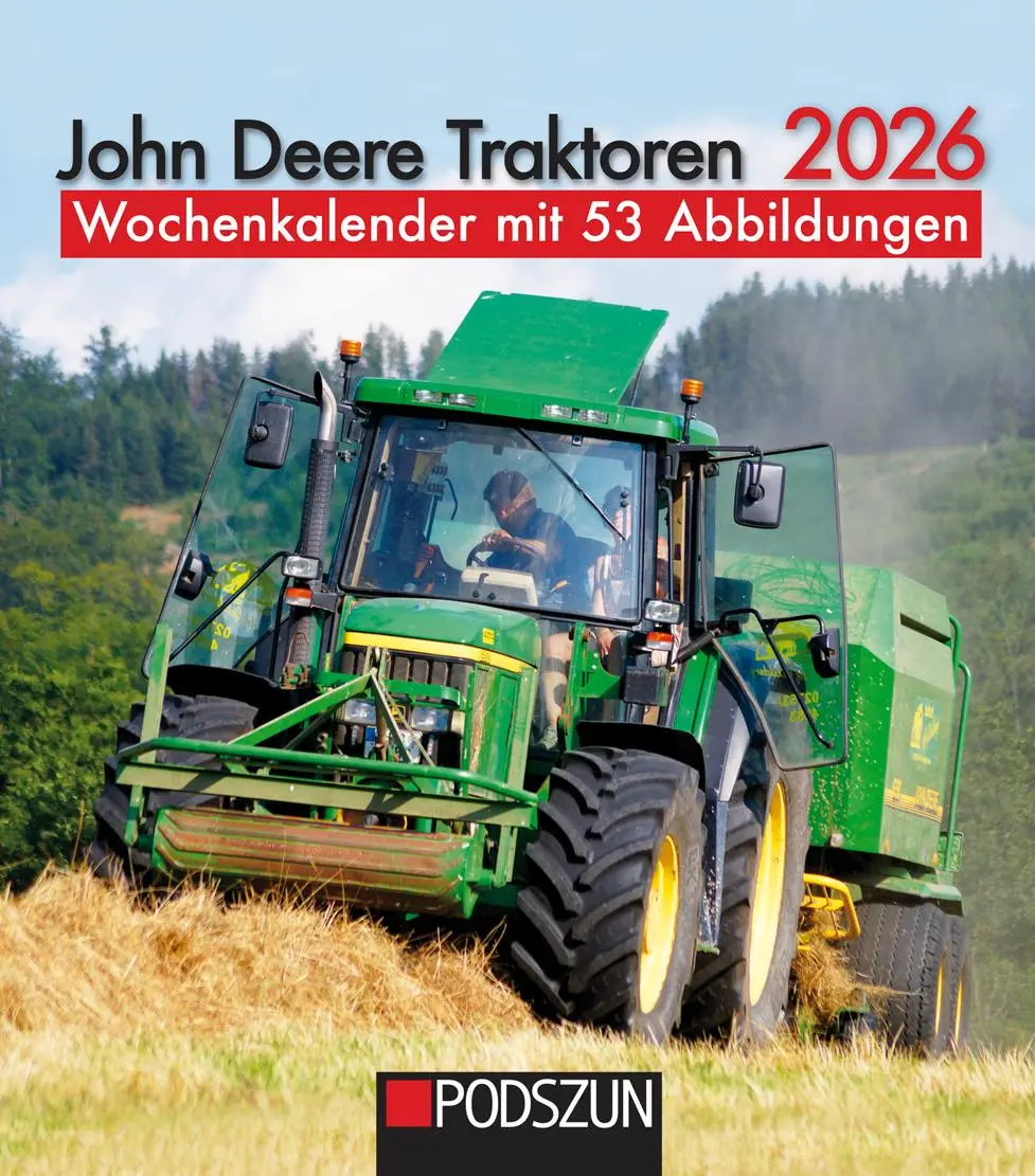 Cover: 9783751611671 | John Deere Traktoren 2026 | Wochenkalender mit 53 Abbildungen | 53 S.